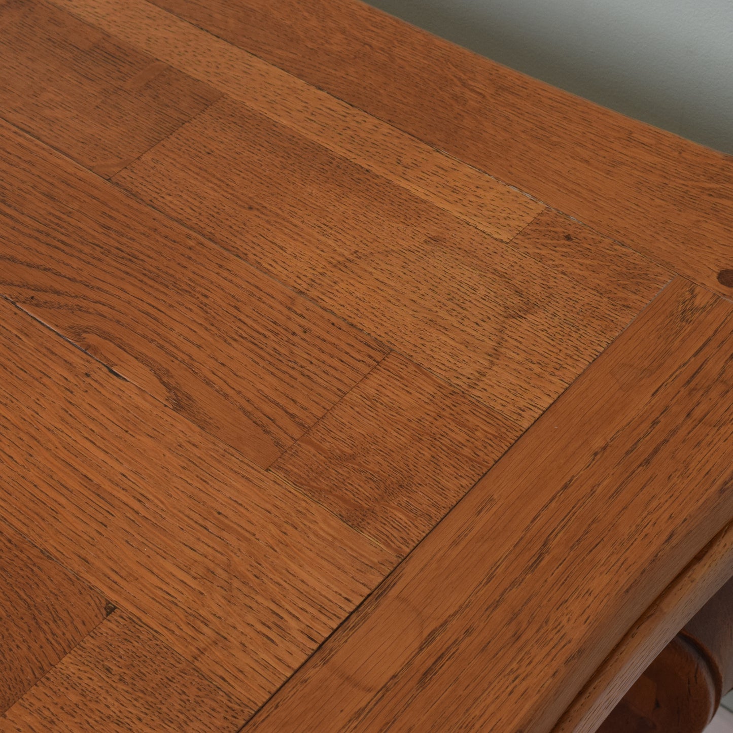 Restored French Oak Table and Six Chairs