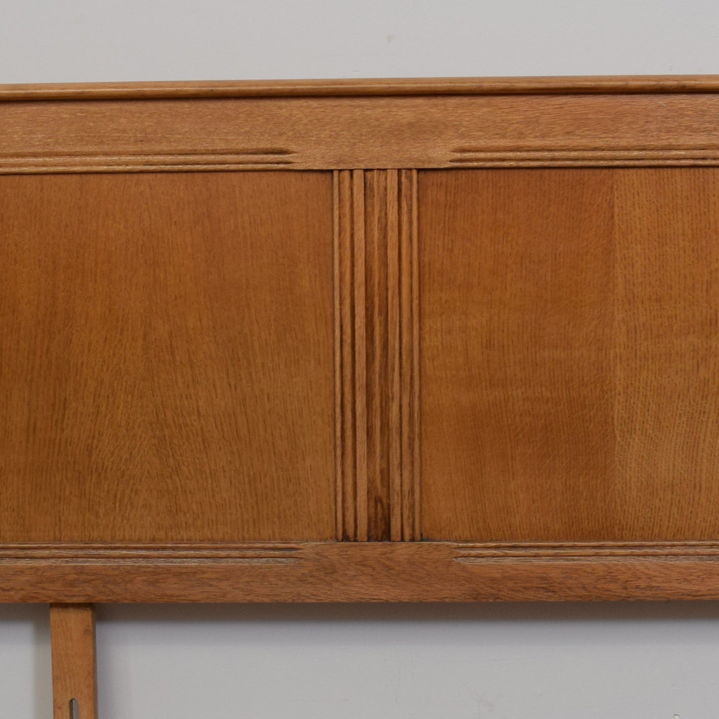 Restored Oak Double Headboard