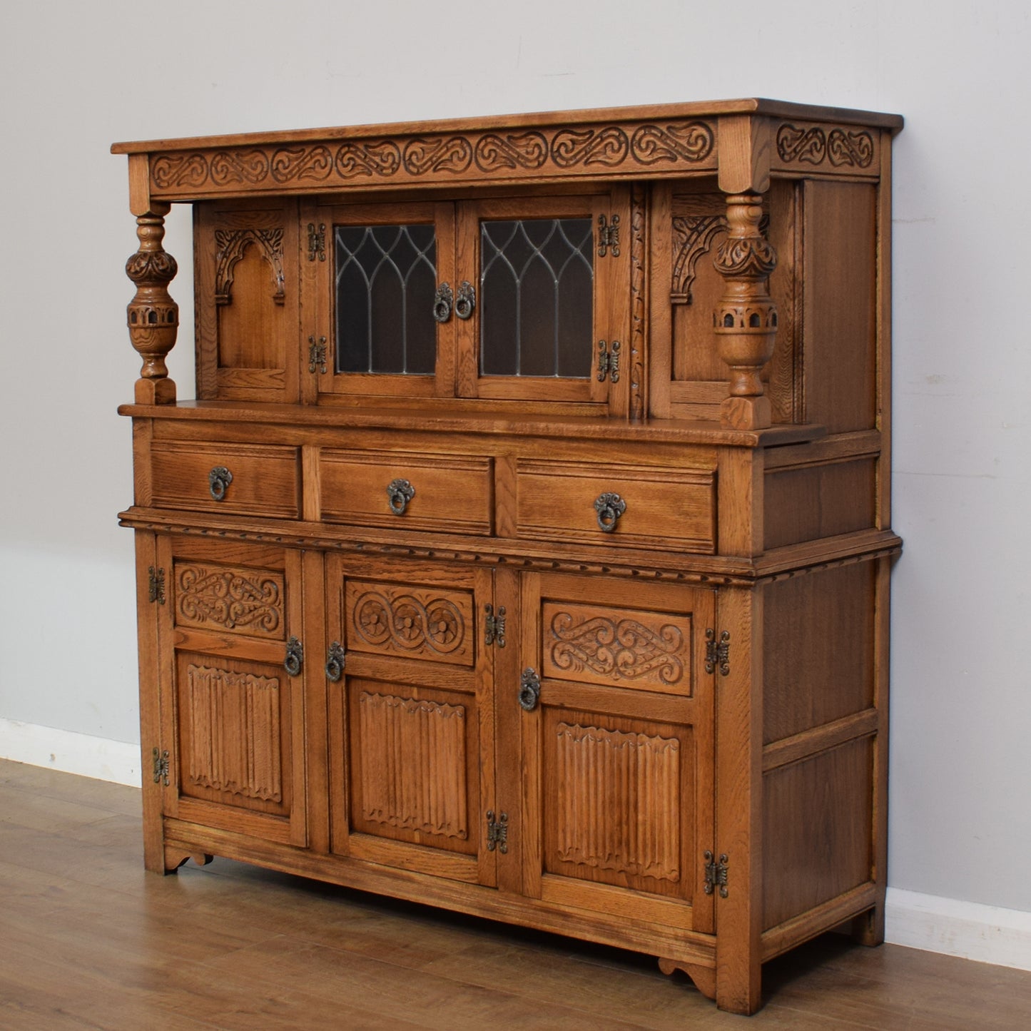 Old Charm Court Cupboard