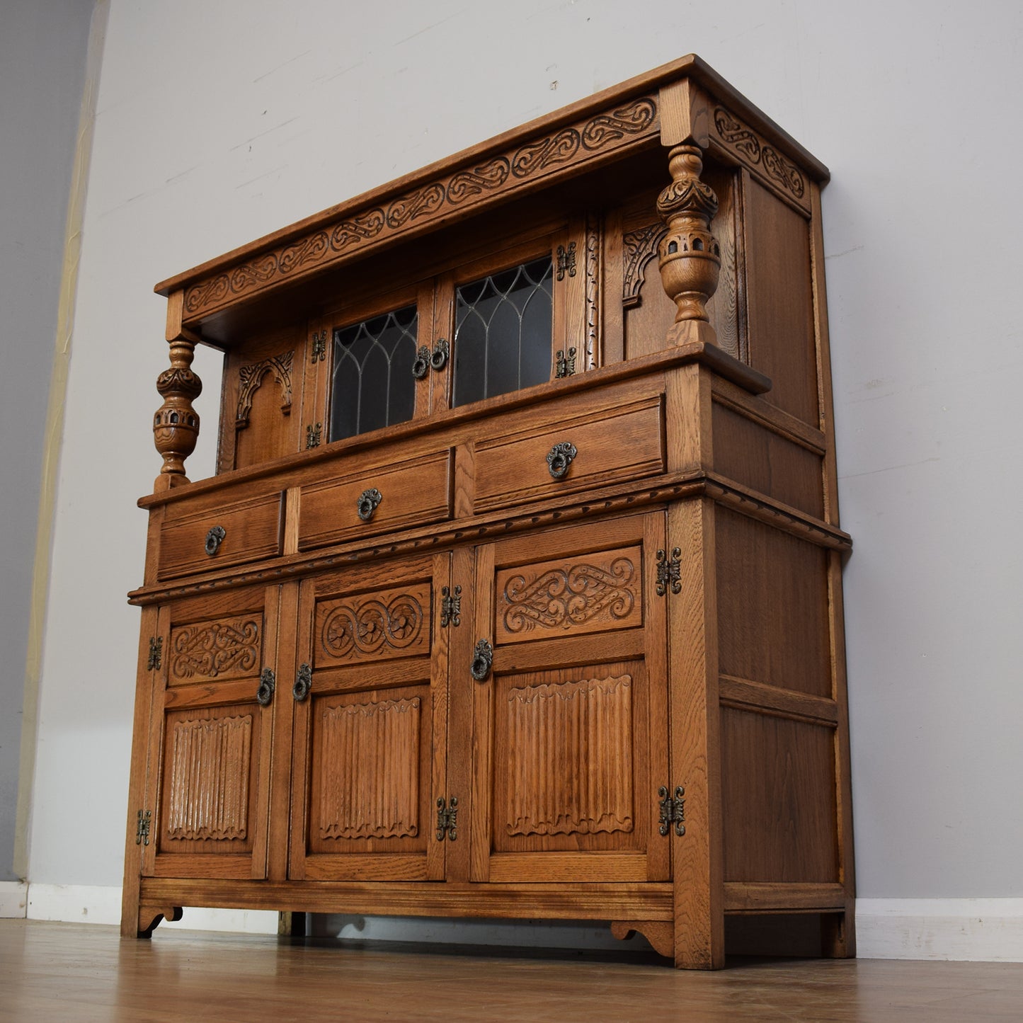 Old Charm Court Cupboard