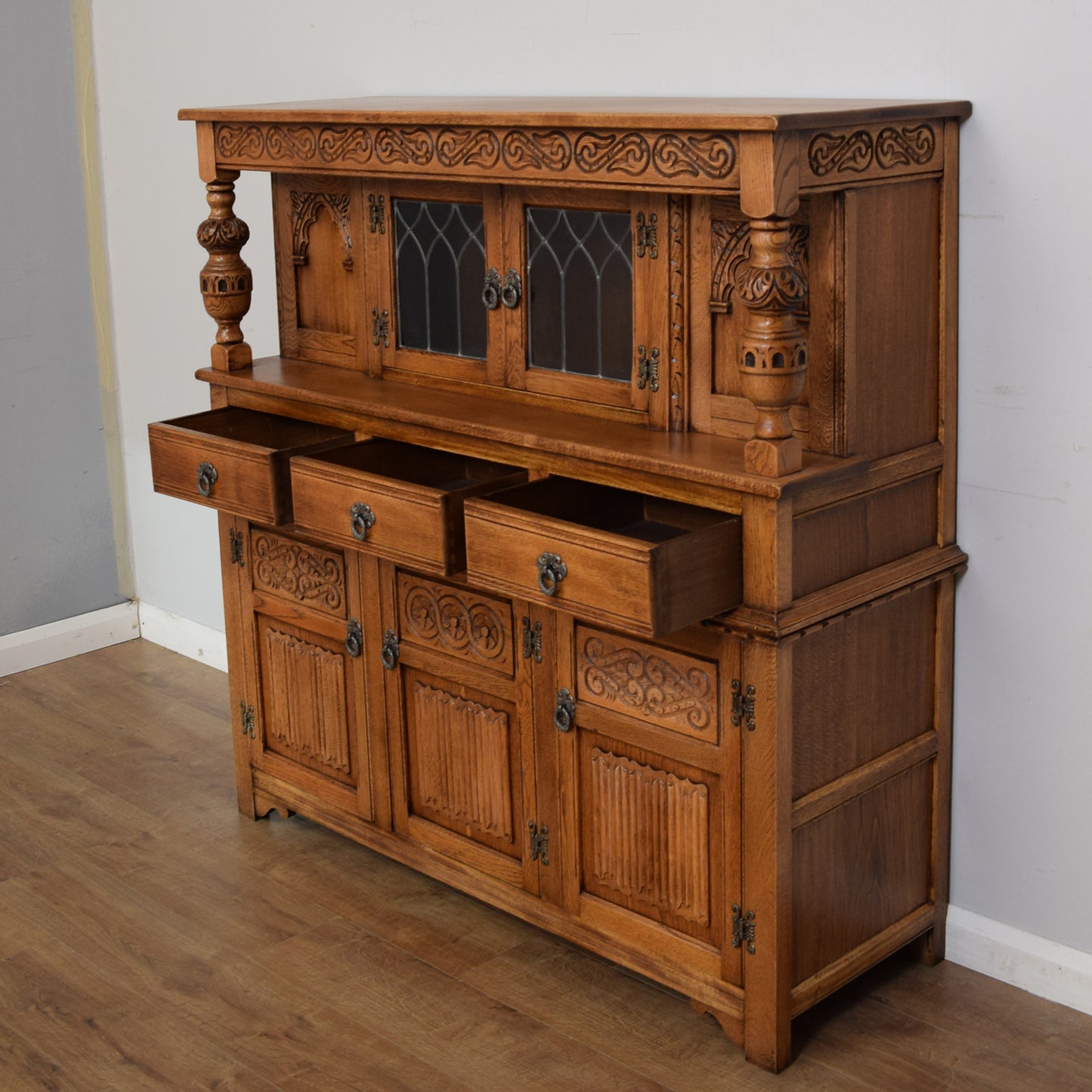 Old Charm Court Cupboard