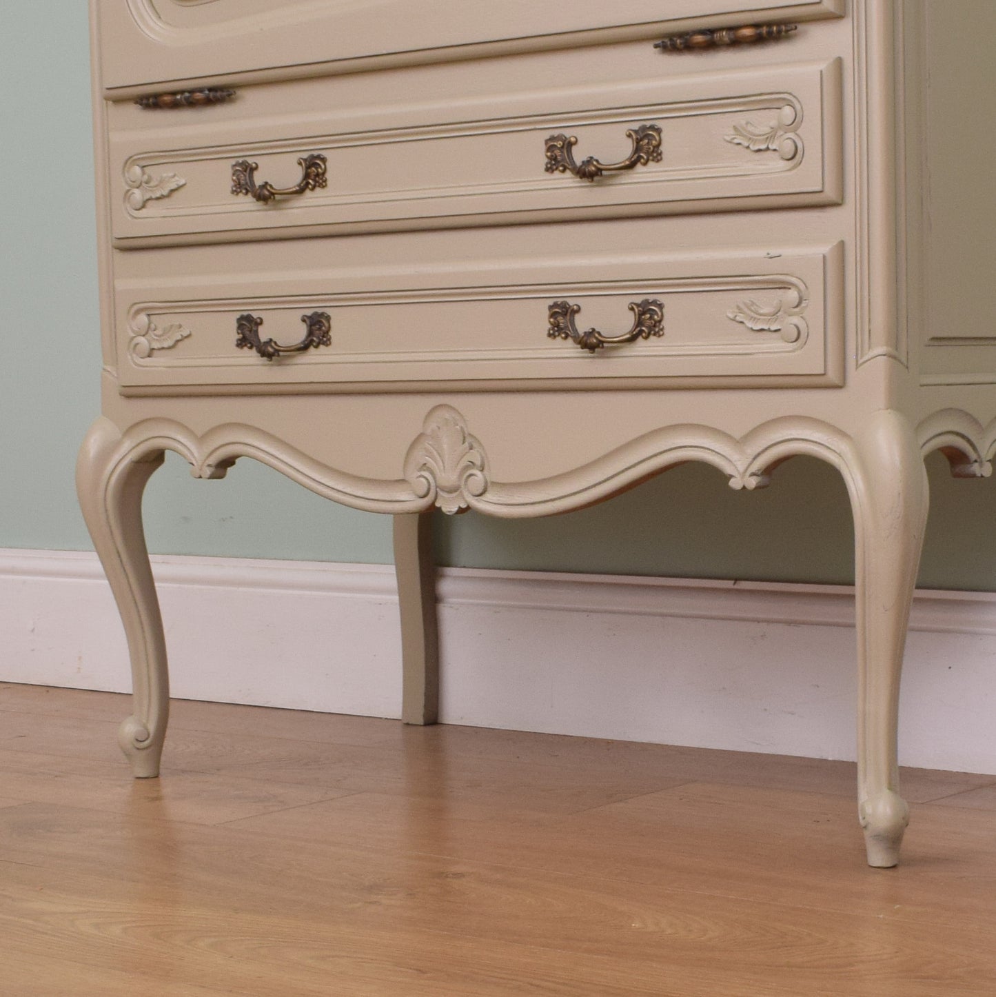 Painted French Oak Drinks Cabinet