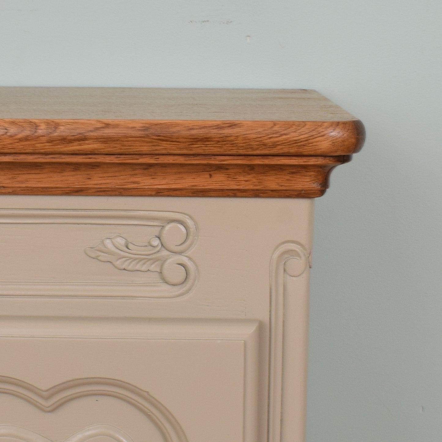 Painted French Oak Drinks Cabinet