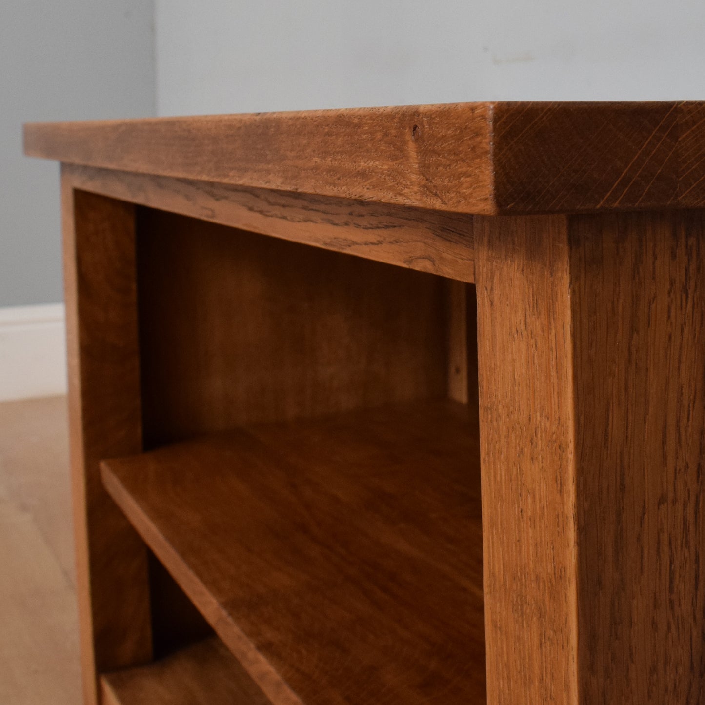 Solid Oak TV Unit