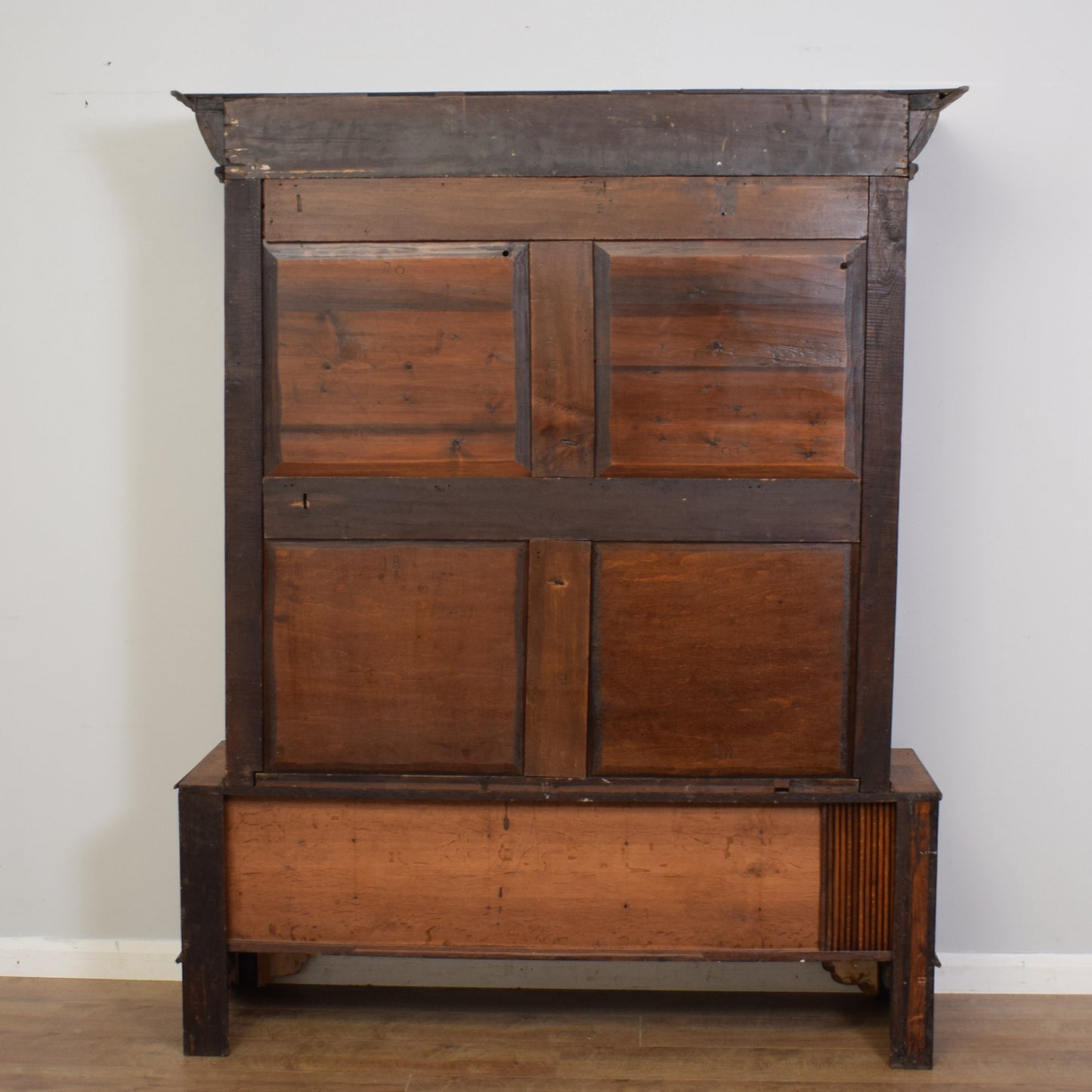 Antique Carved Oak Bookcase