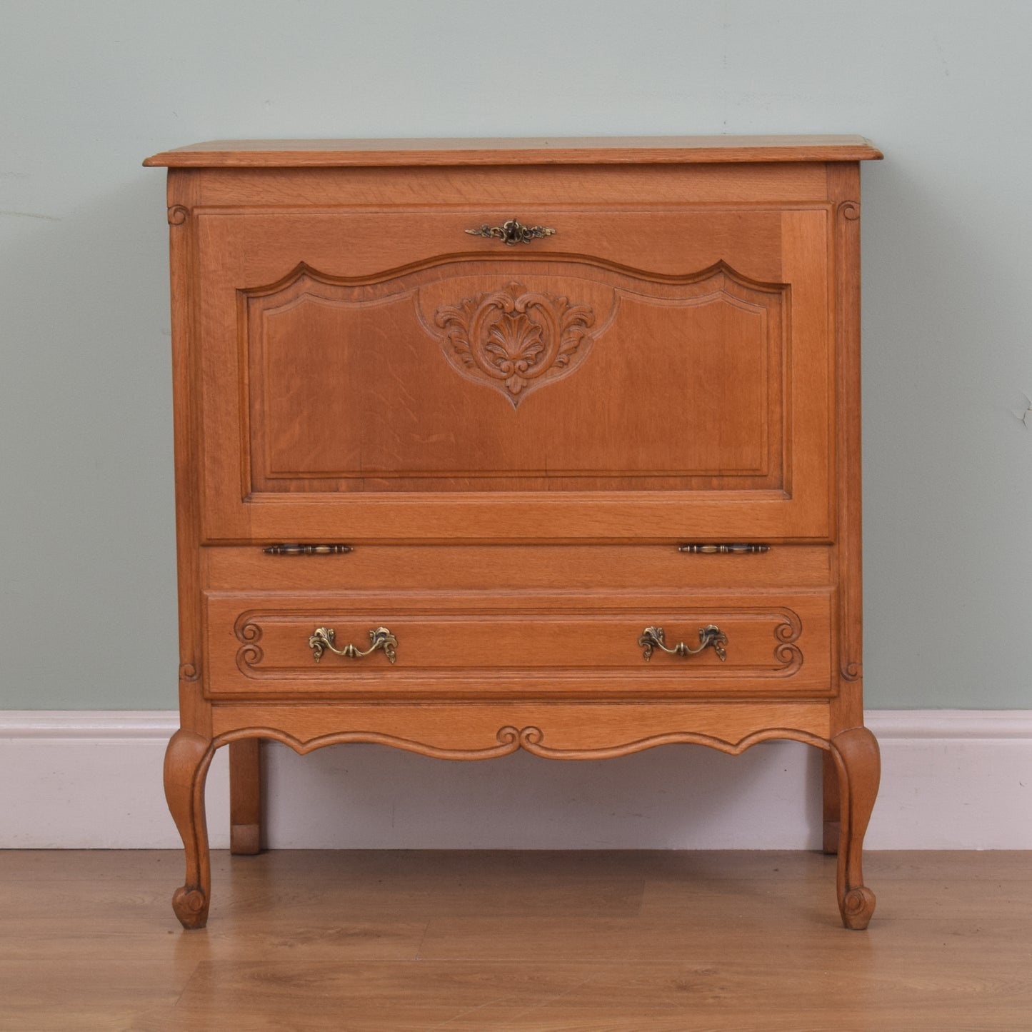 French Oak Drinks Cabinet