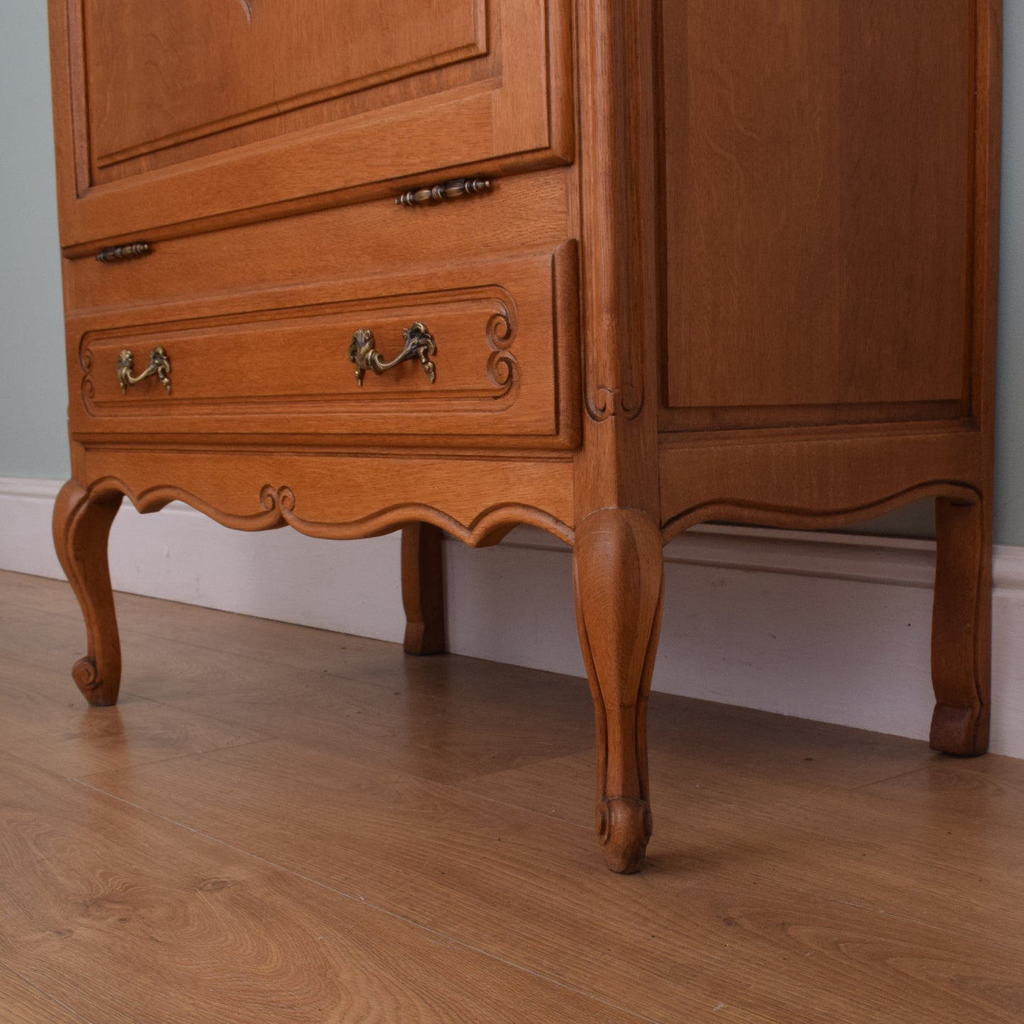 French Oak Drinks Cabinet