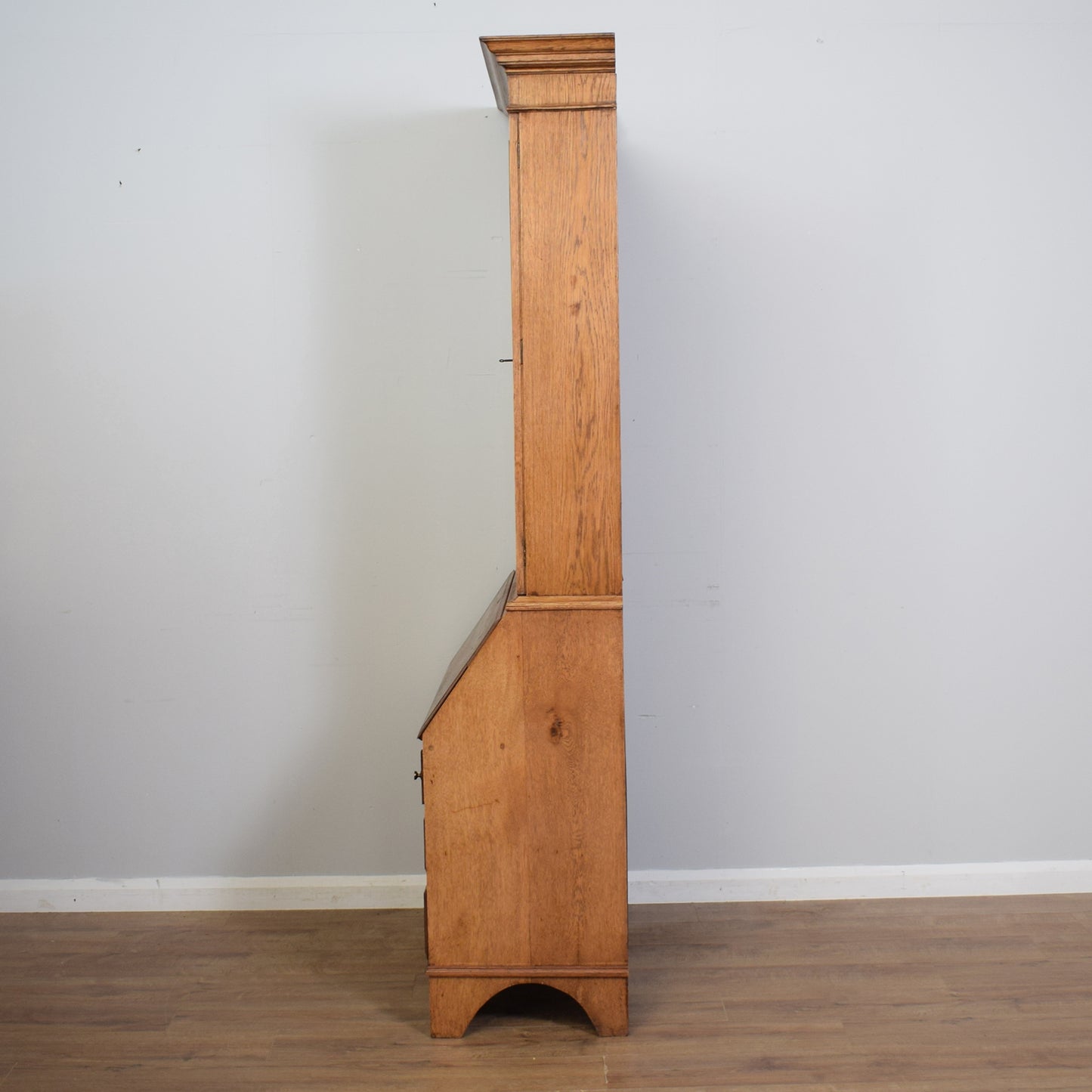 Restored Antique Oak Bureau Bookcase