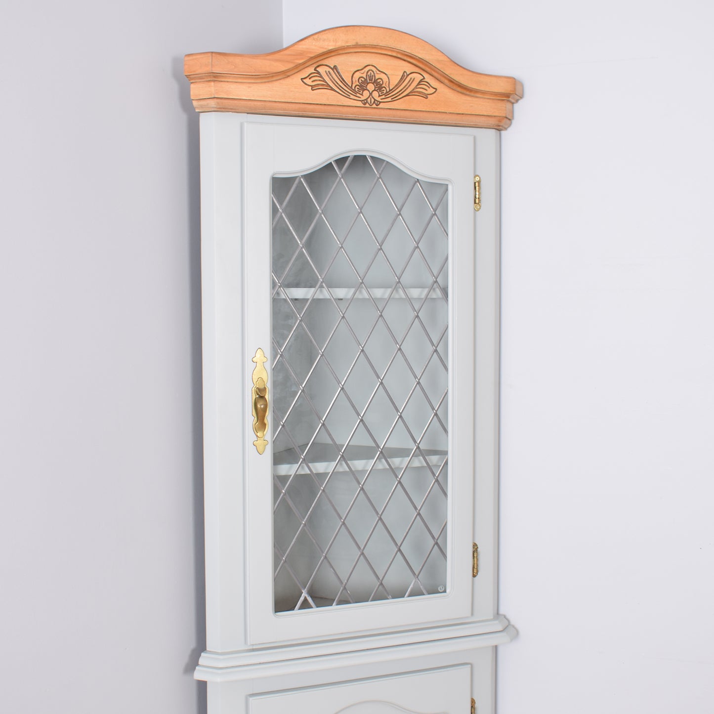 Painted Corner Cabinet