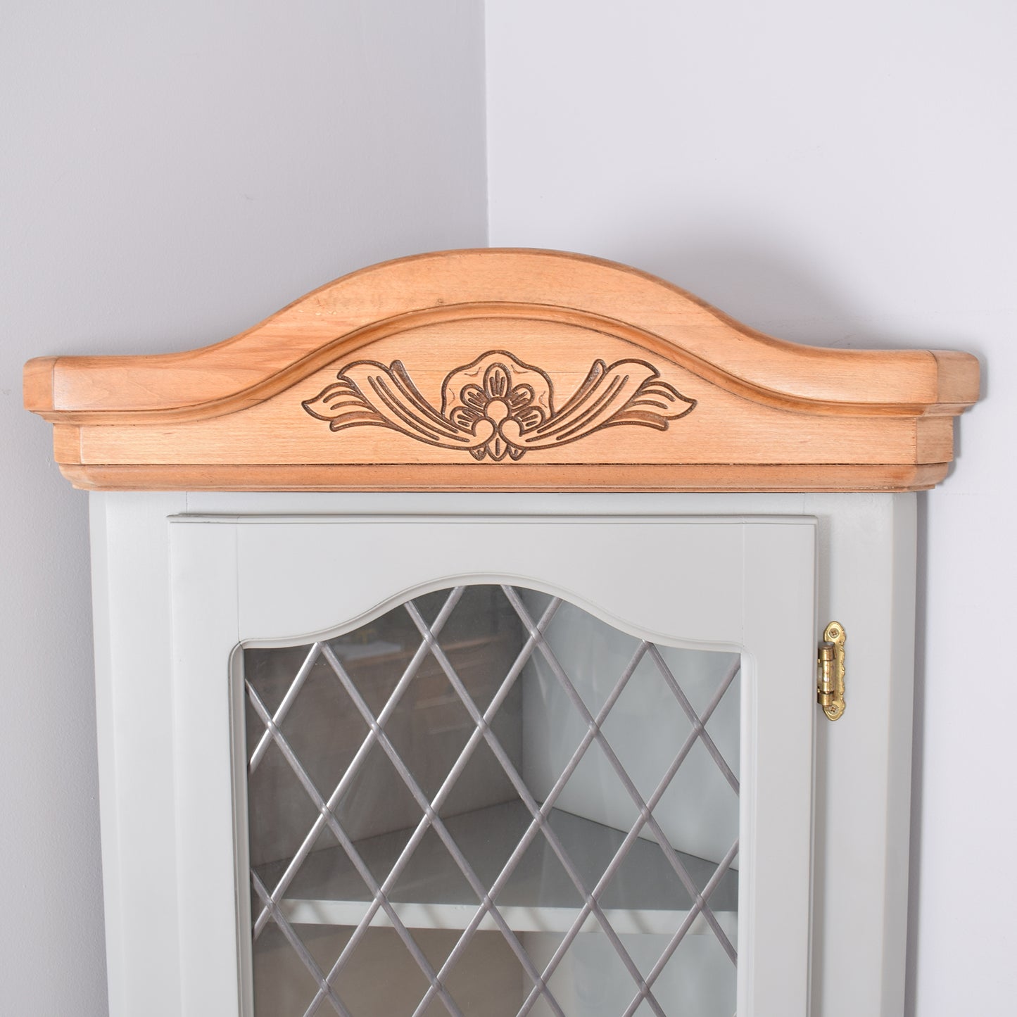 Painted Corner Cabinet