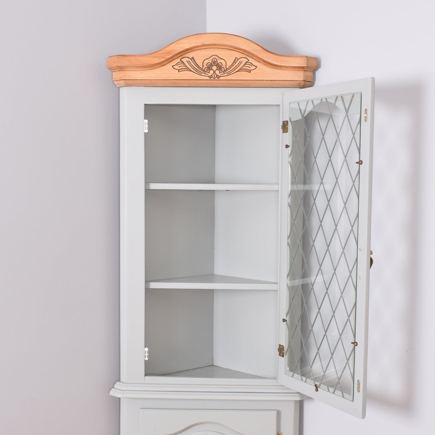 Painted Corner Cabinet
