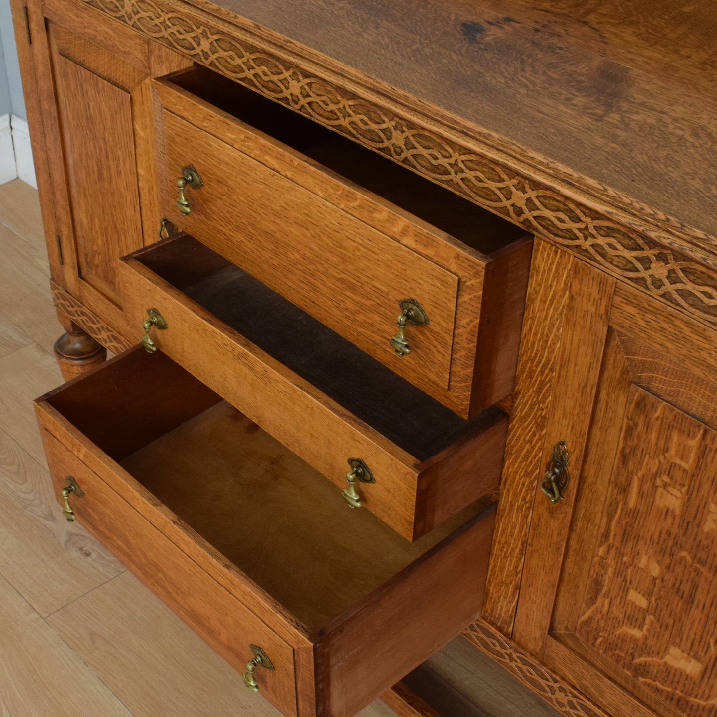 Vintage Oak Sideboard