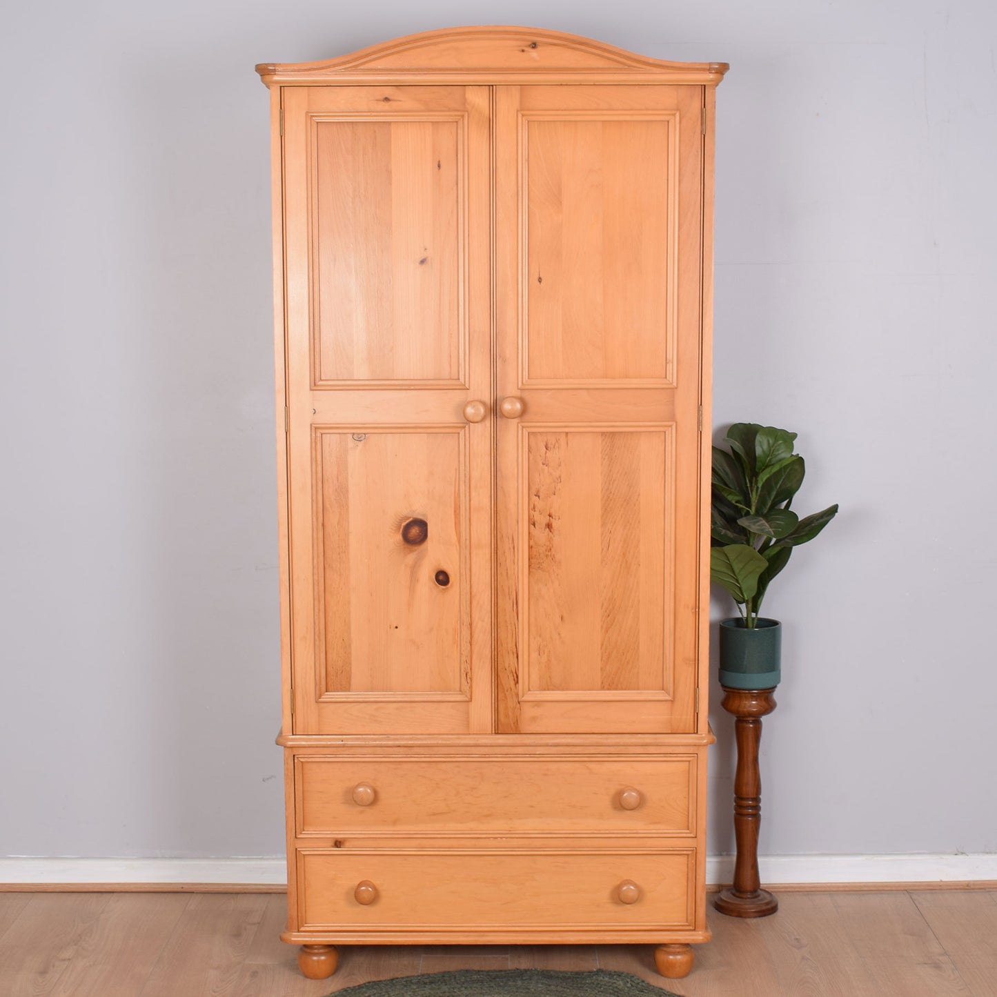 Restored Pine Wardrobe