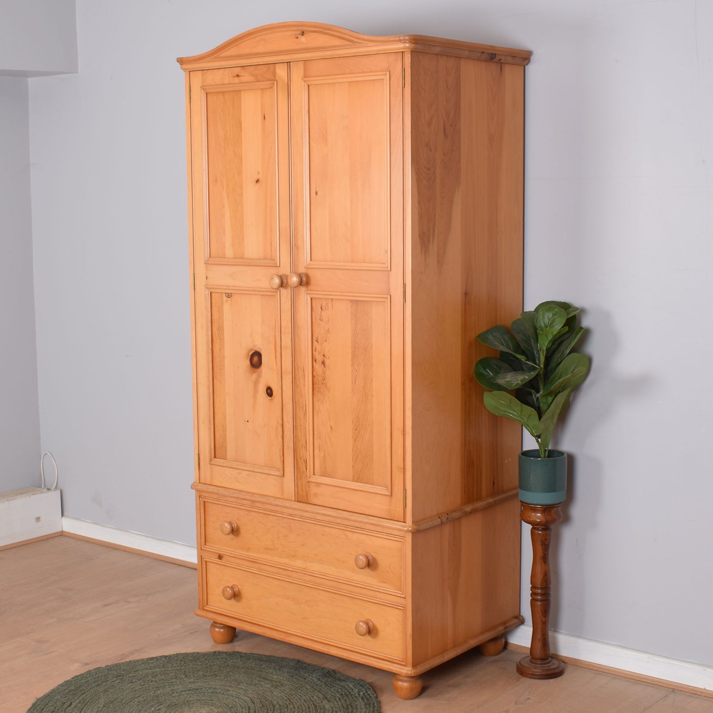 Restored Pine Wardrobe