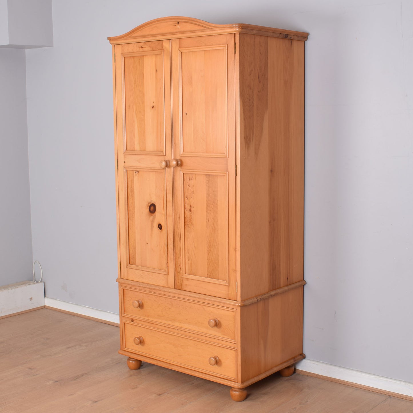 Restored Pine Wardrobe