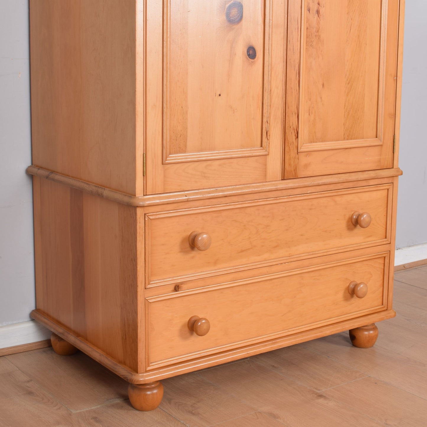 Restored Pine Wardrobe