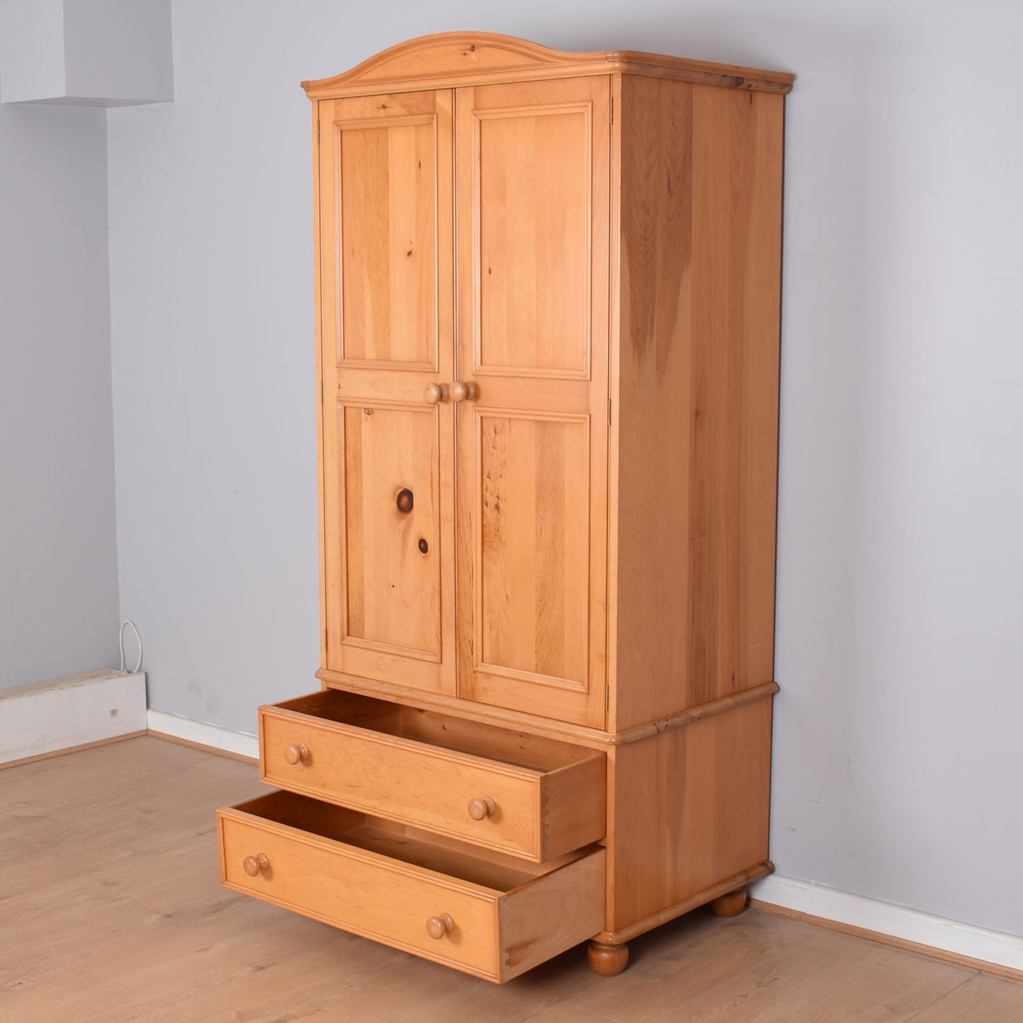 Restored Pine Wardrobe