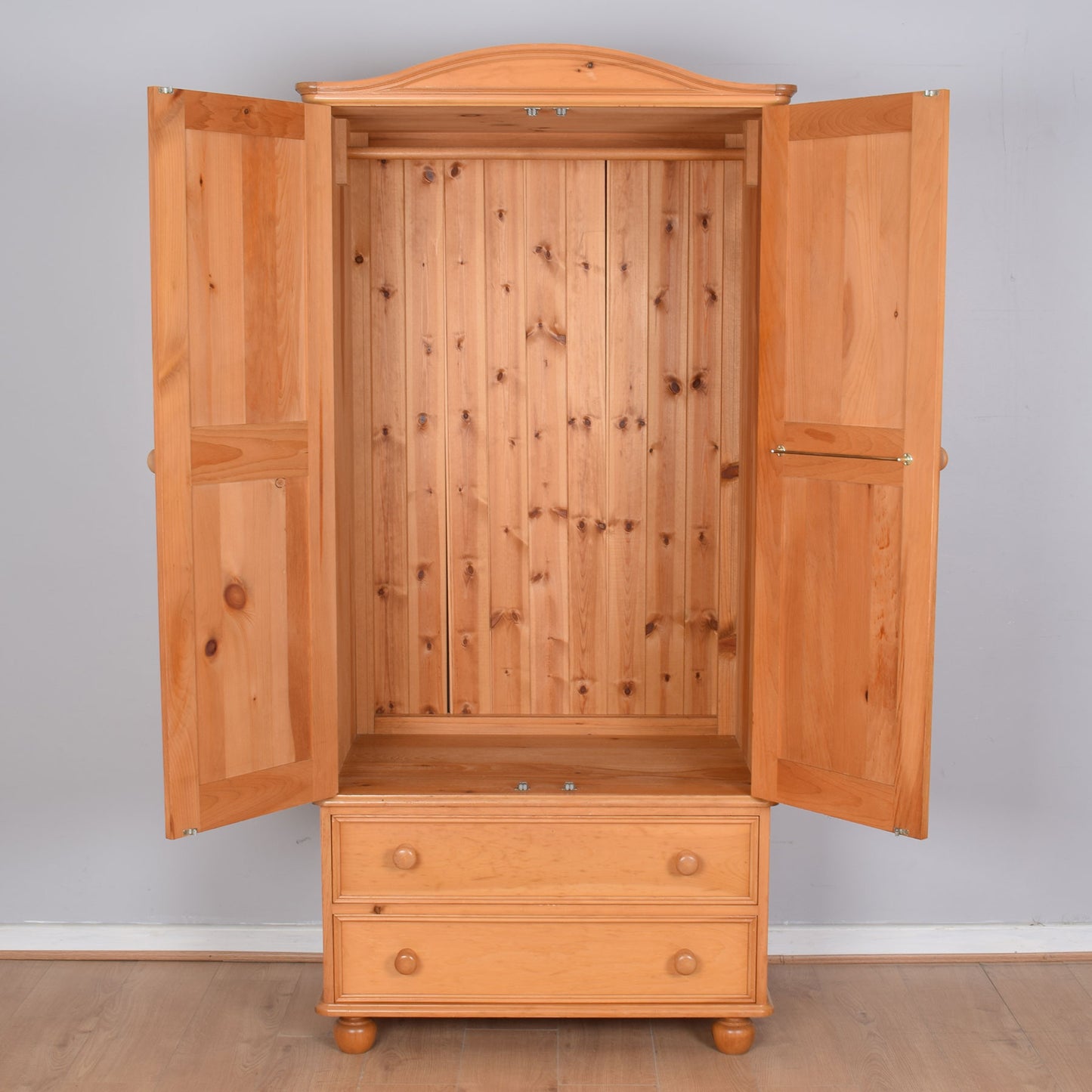 Restored Pine Wardrobe