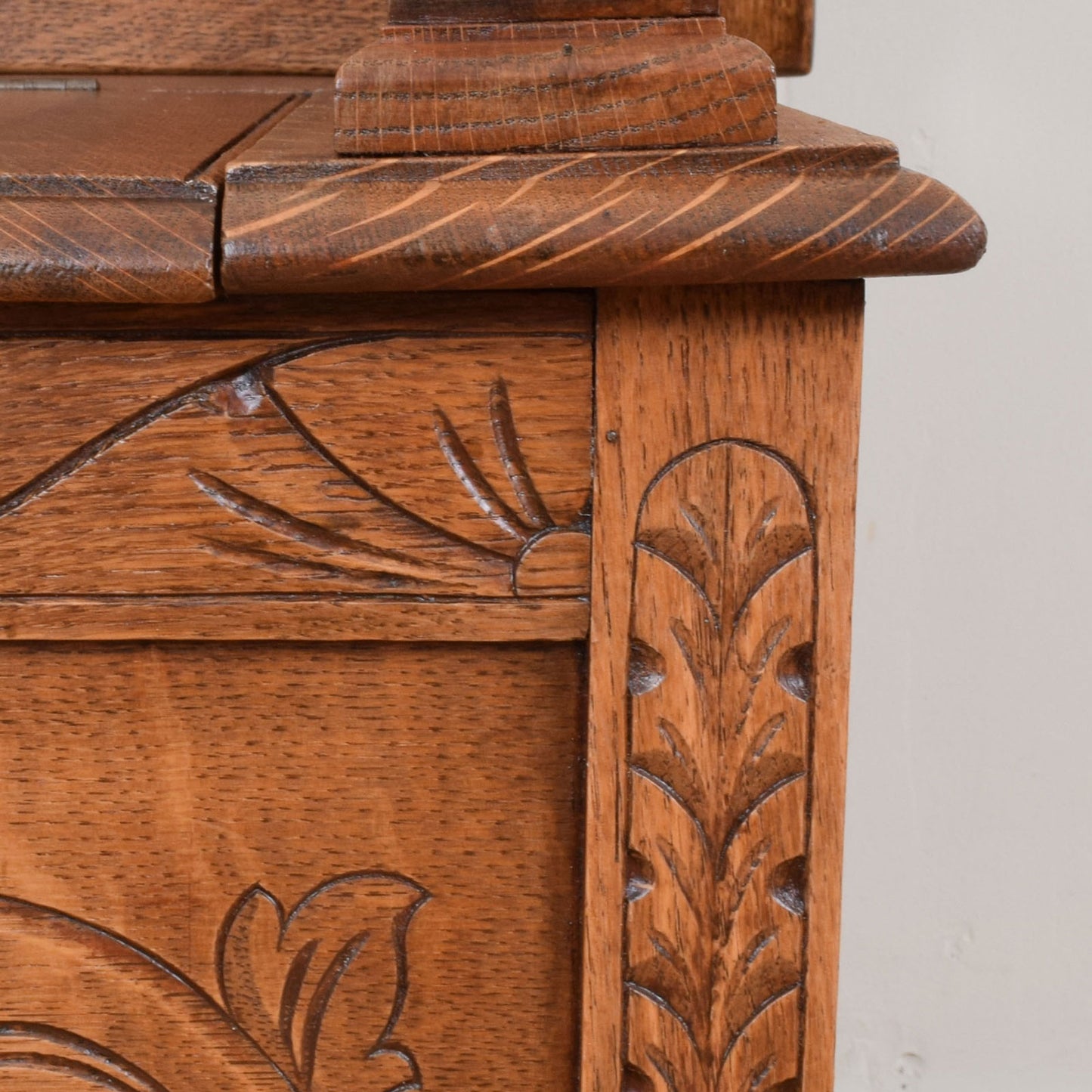 Large Oak Monks Bench