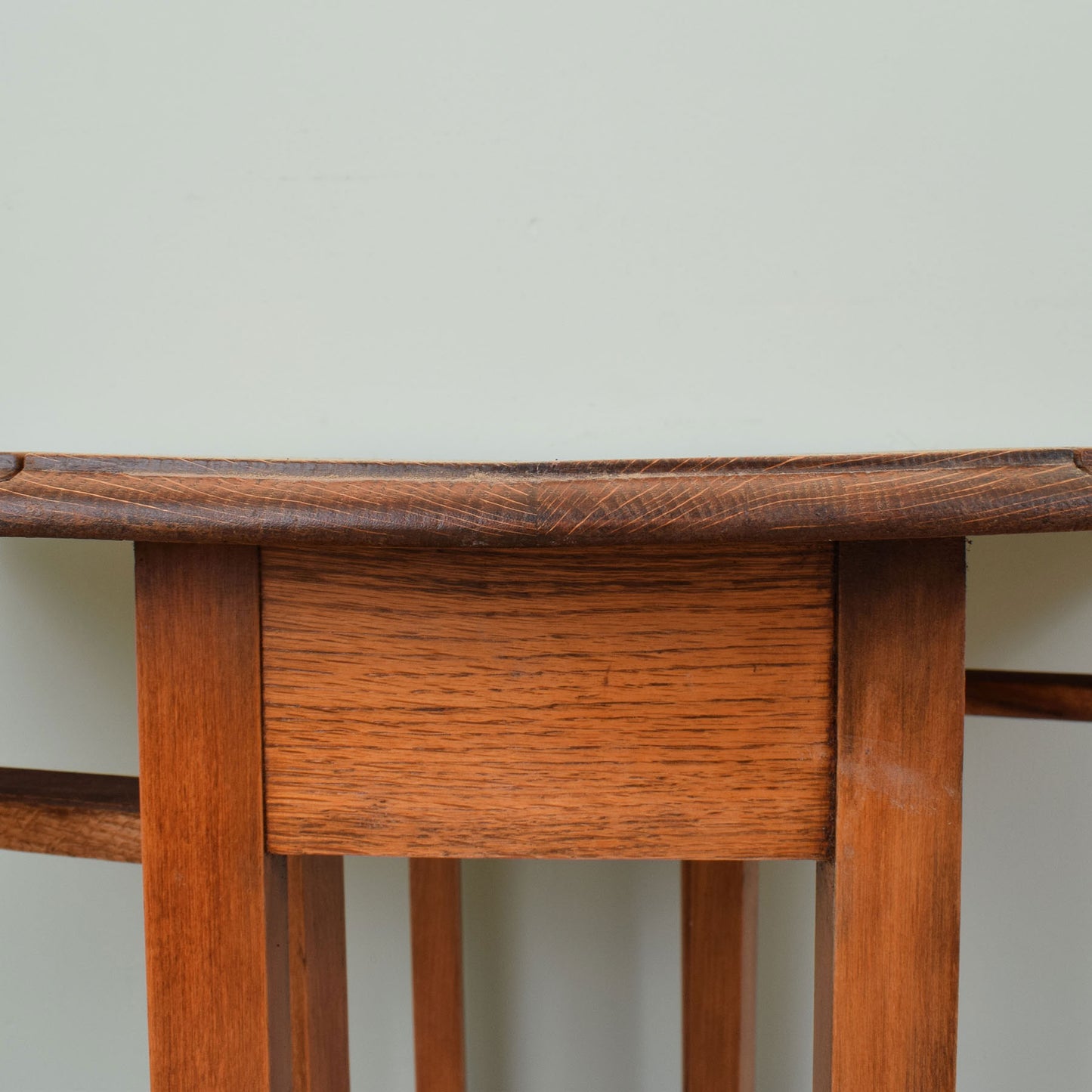 Rustic Oak Drop Leaf Table