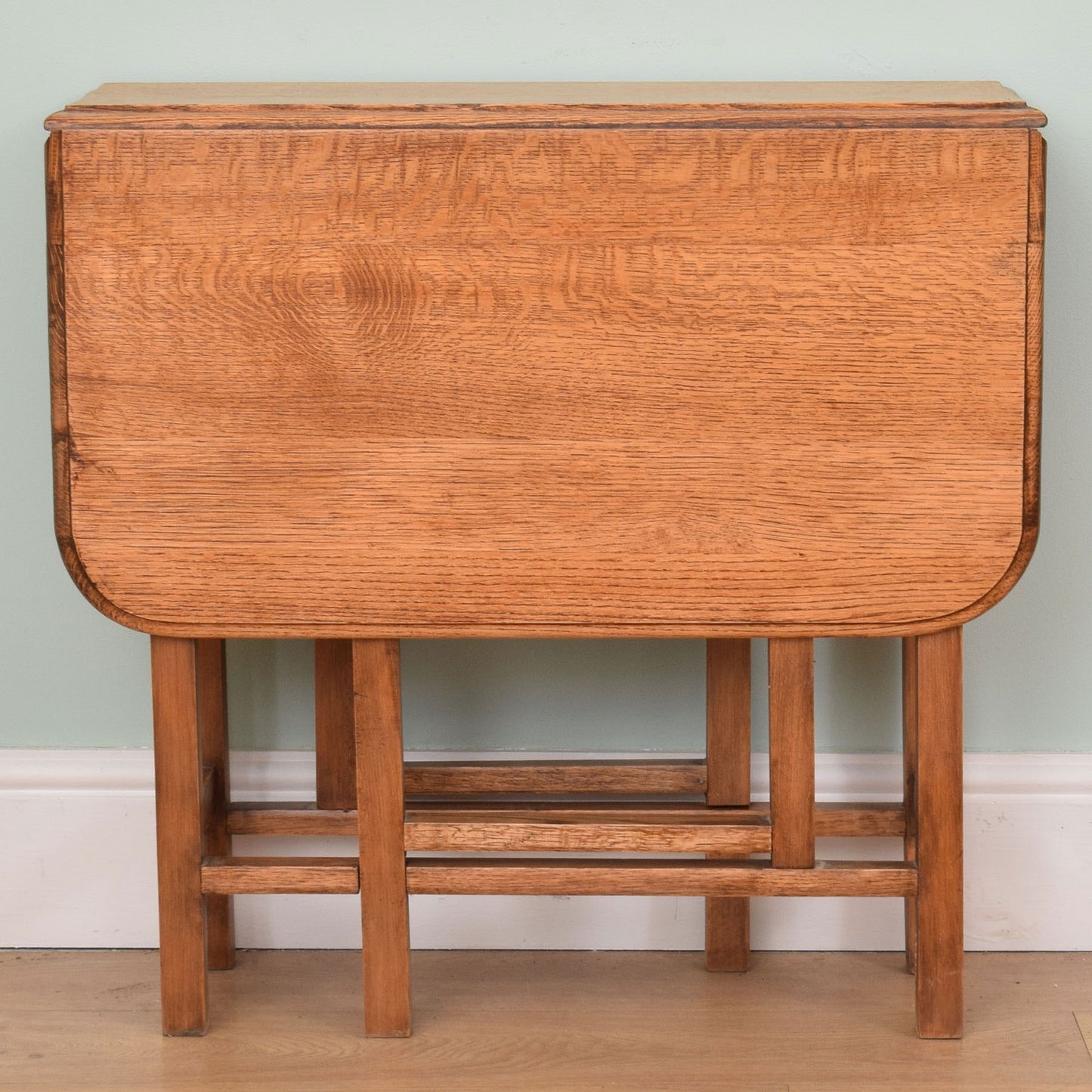 Rustic Oak Drop Leaf Table