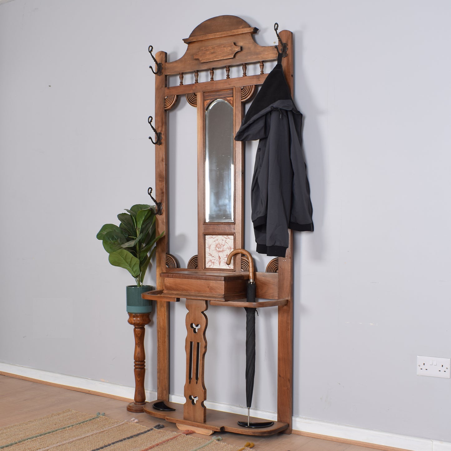 Mirrored Hall Stand