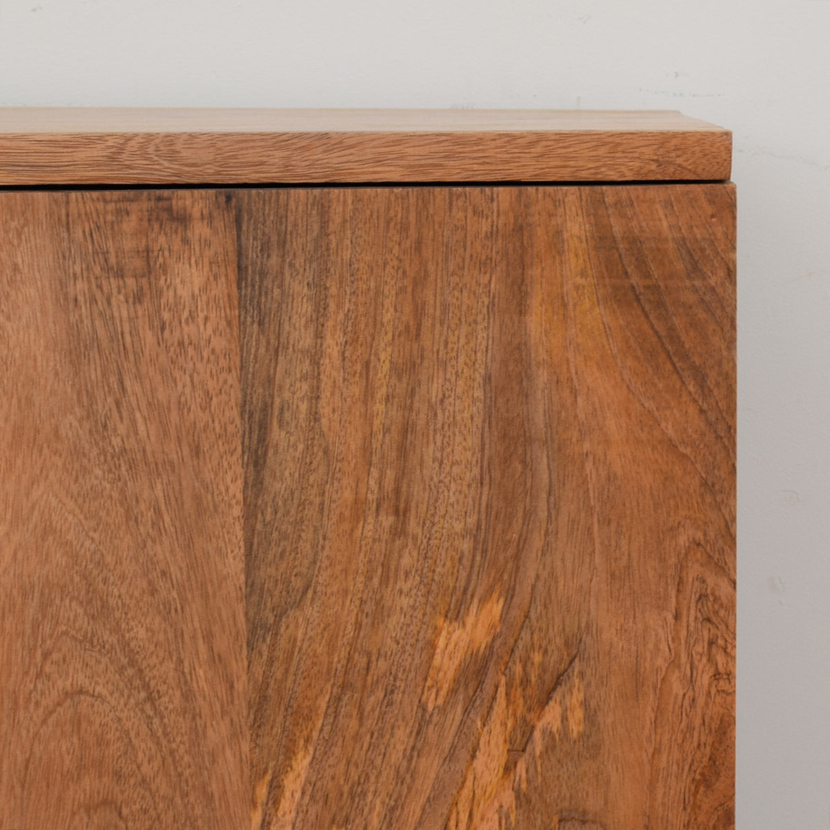 Mango Wood & Metal Industrial Style Sideboard