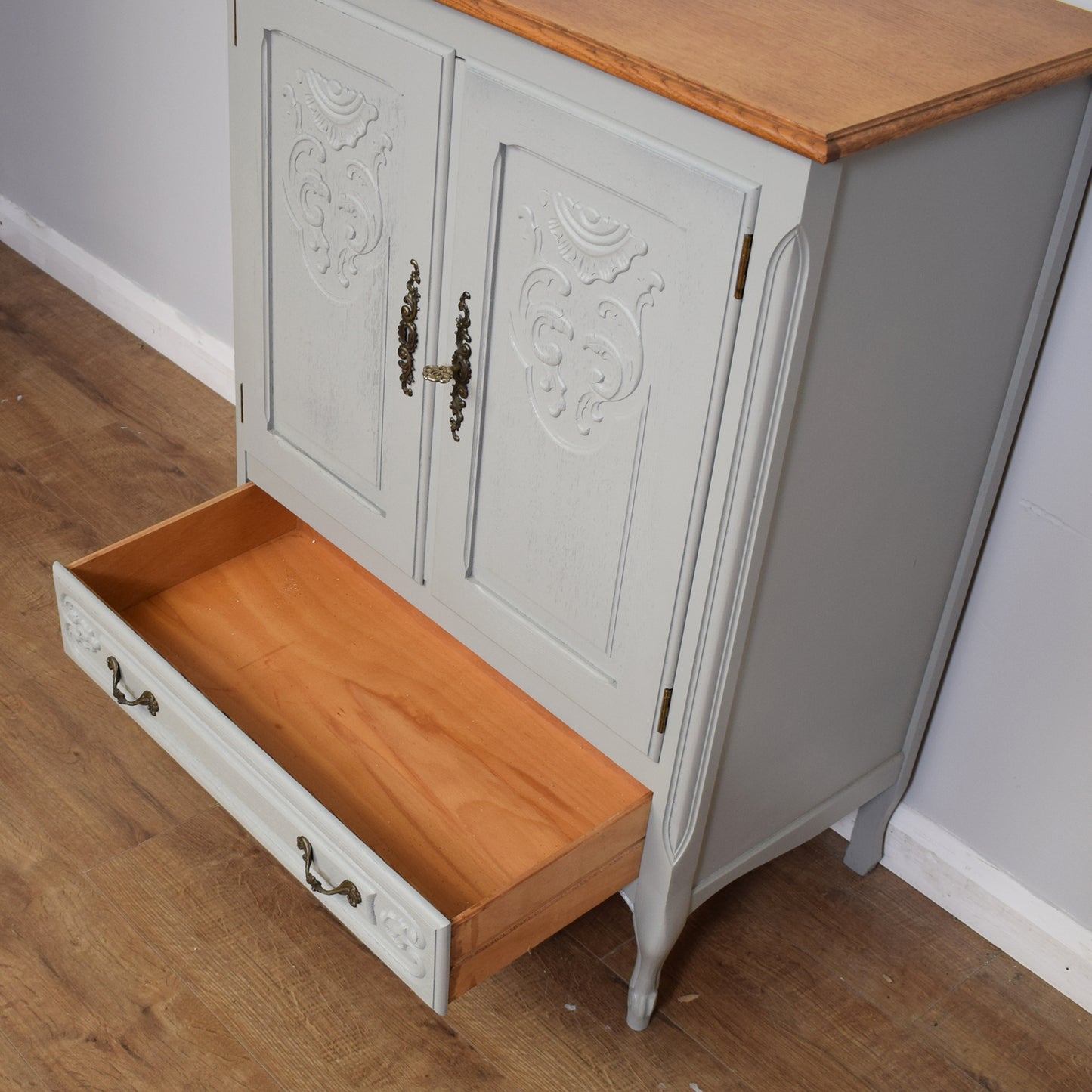 Painted French Drinks Cabinet