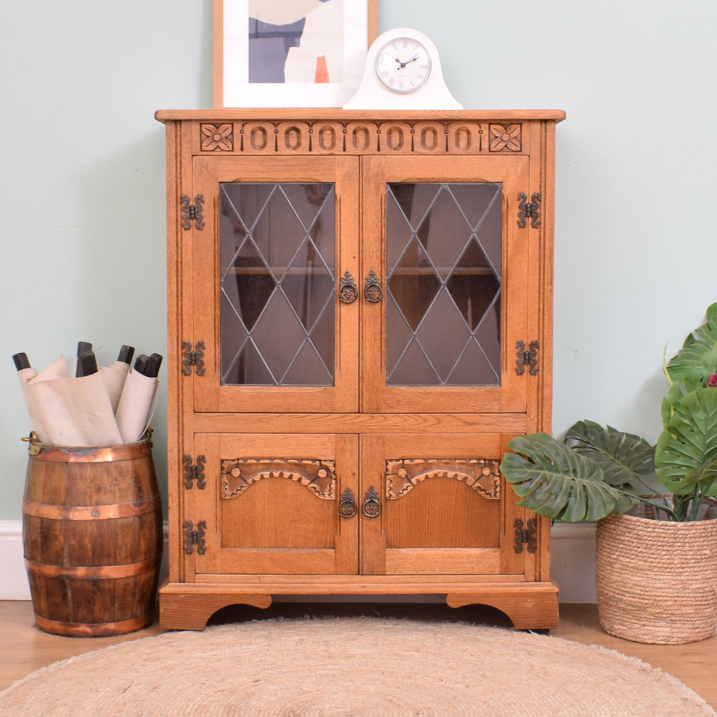 Restored Glazed Cabinet