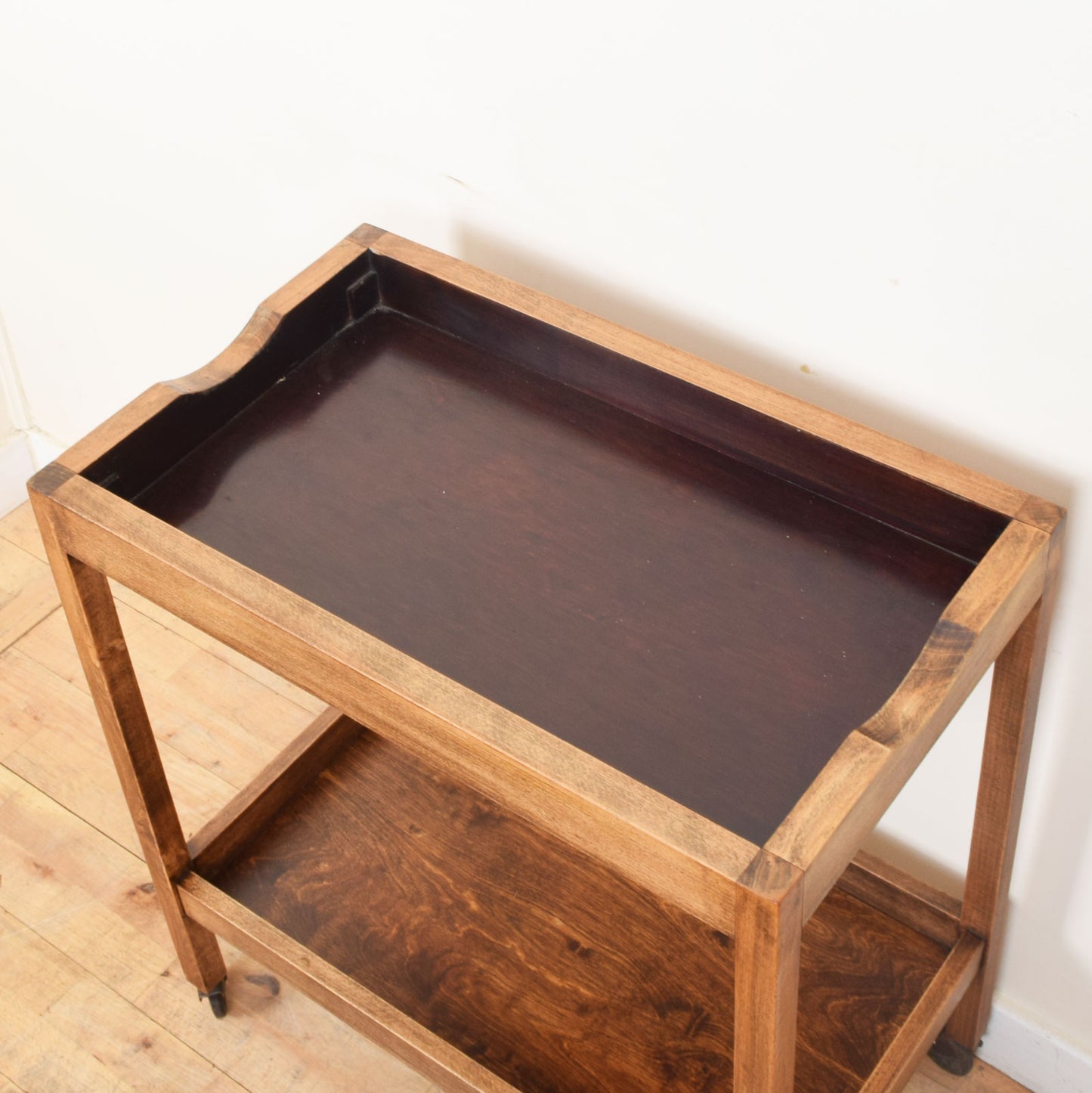Restored Oak Tea Trolley