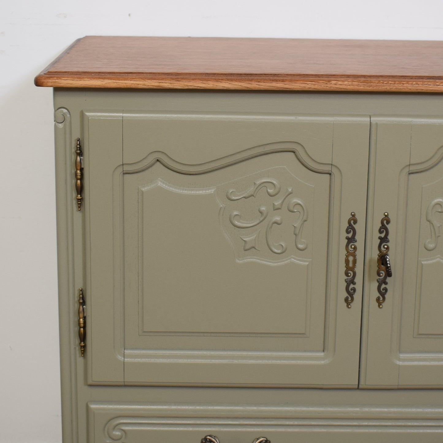 Painted French Cabinet