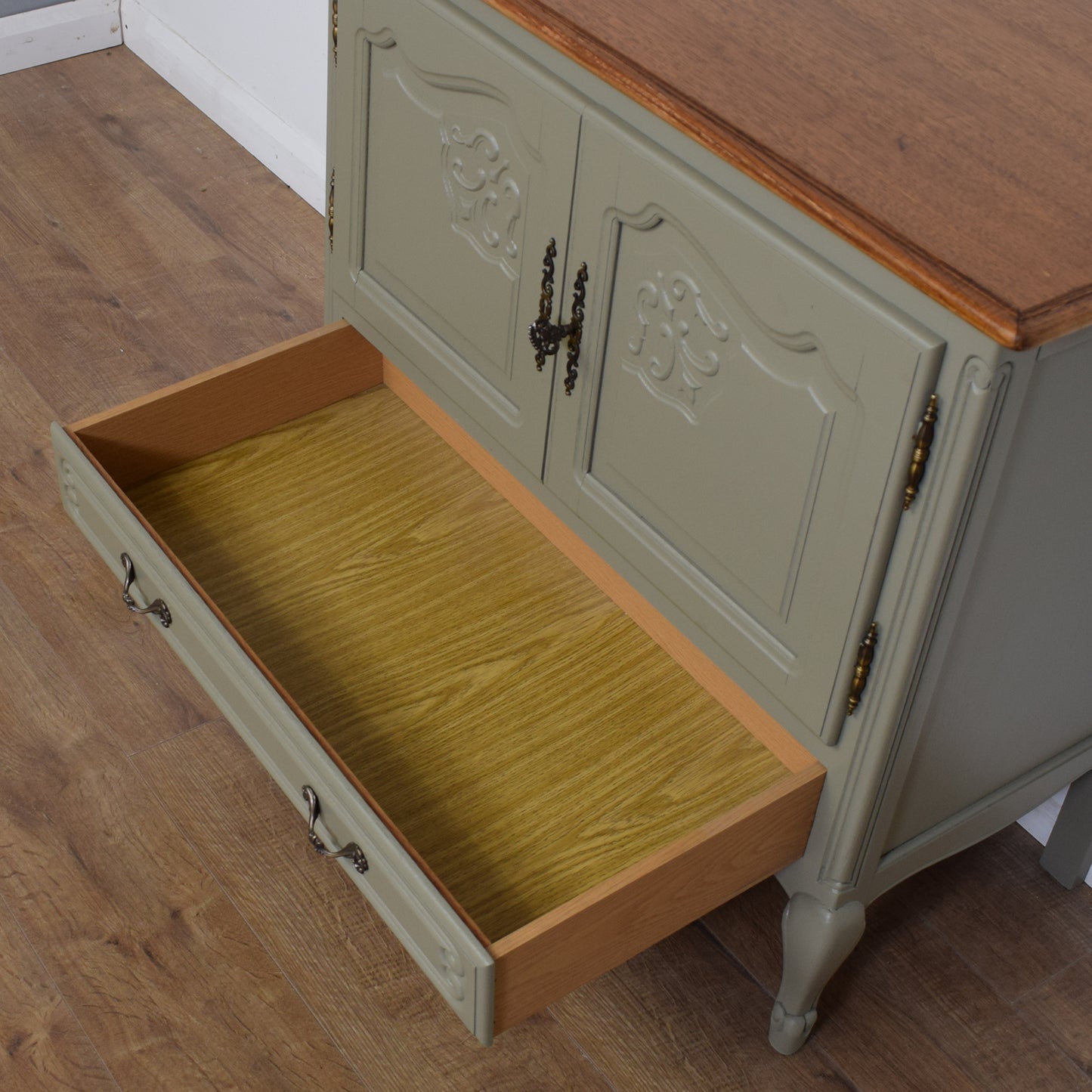Painted French Cabinet