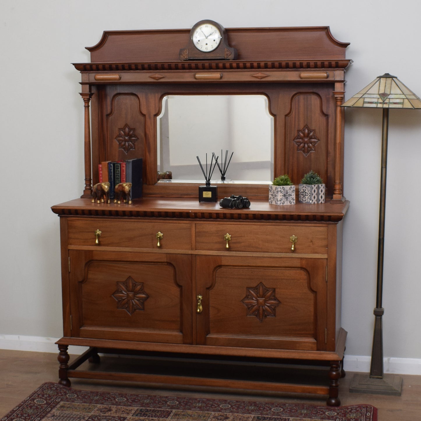 Antique Mirrored Sideboard