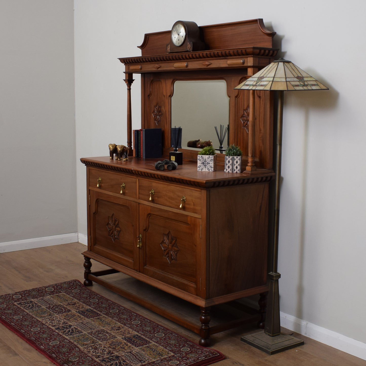 Antique Mirrored Sideboard