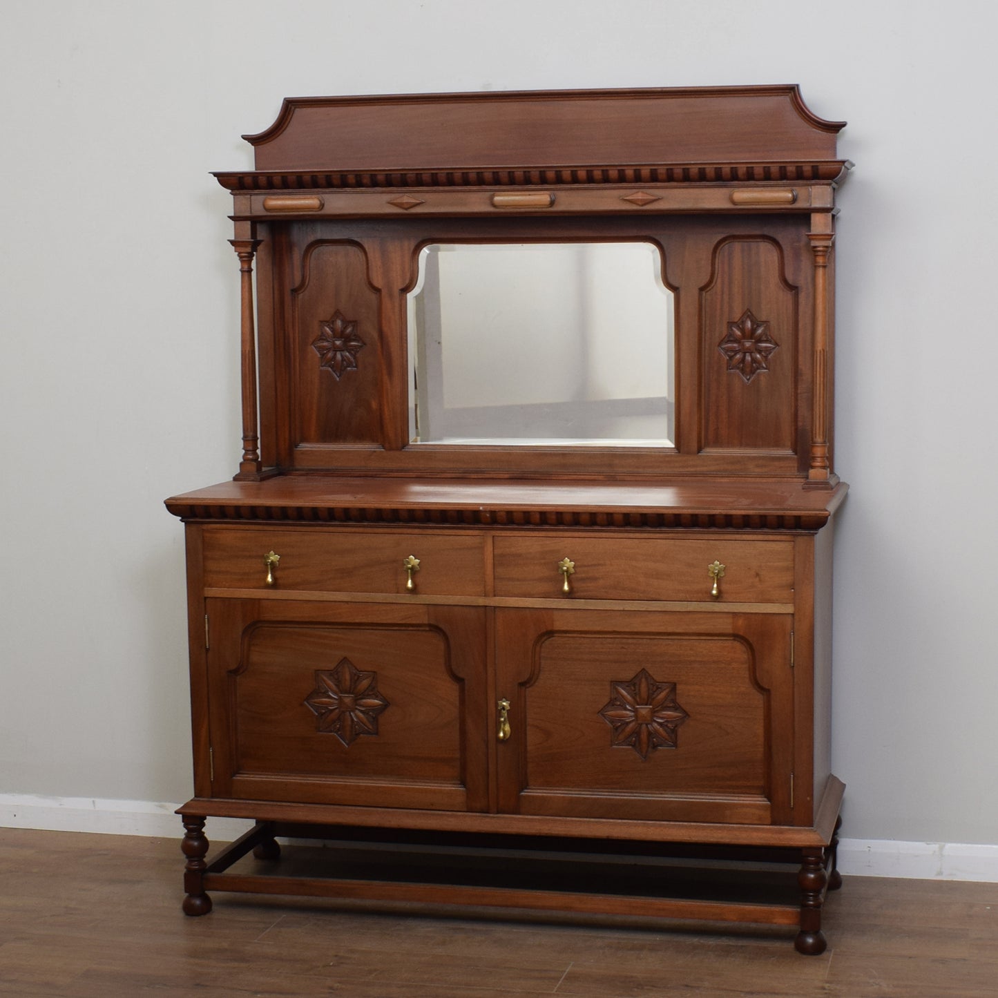 Antique Mirrored Sideboard