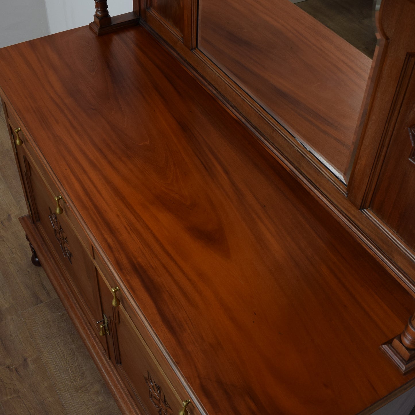 Antique Mirrored Sideboard