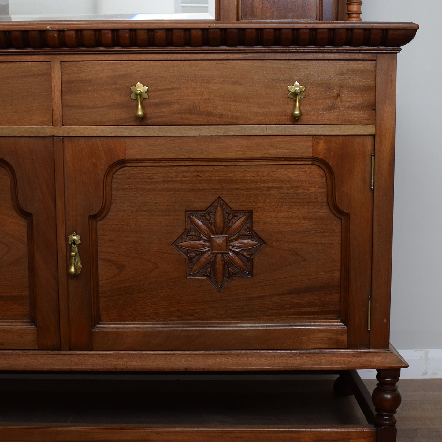 Antique Mirrored Sideboard