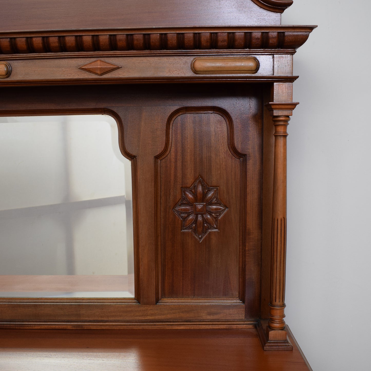 Antique Mirrored Sideboard