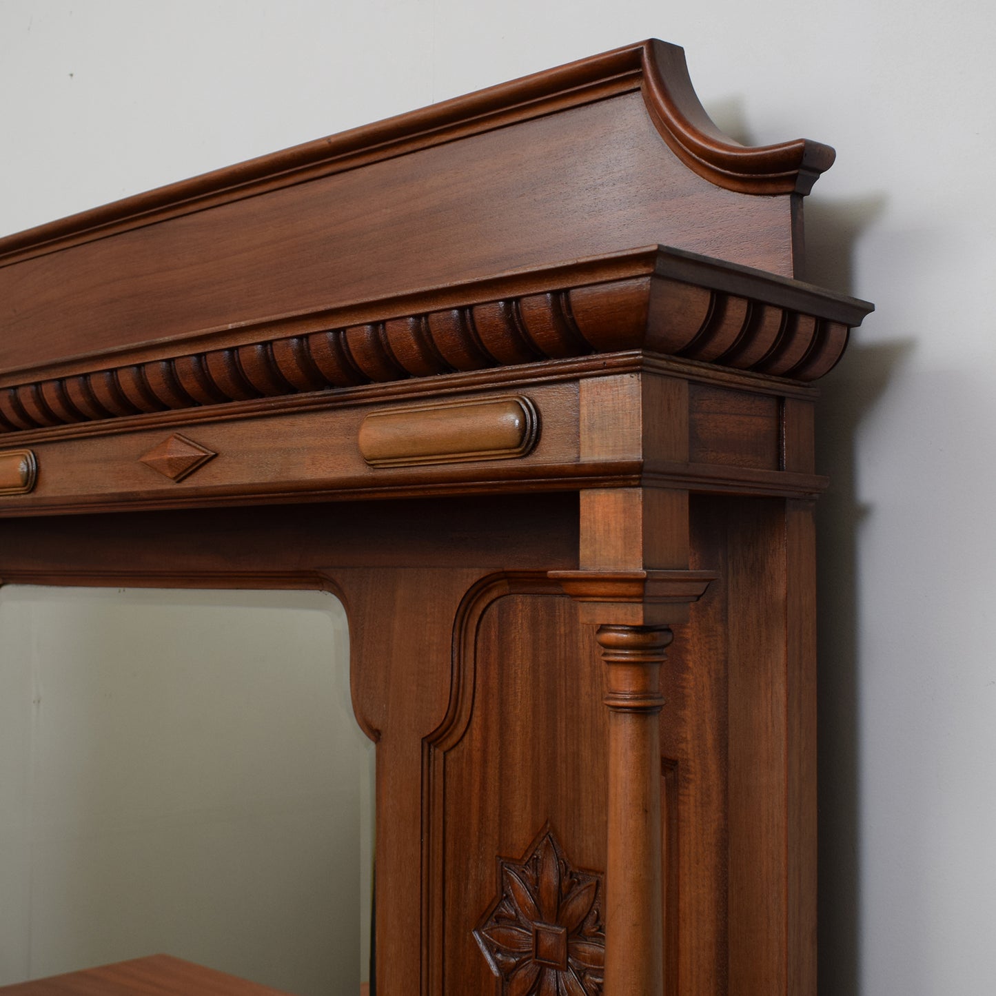 Antique Mirrored Sideboard