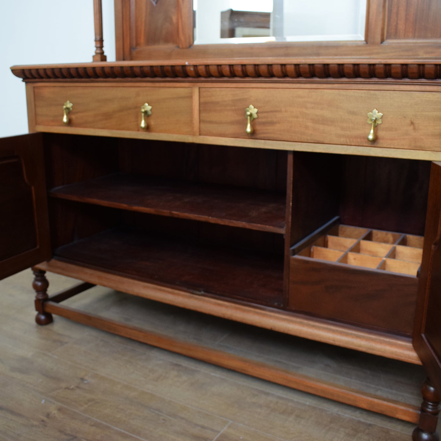 Antique Mirrored Sideboard