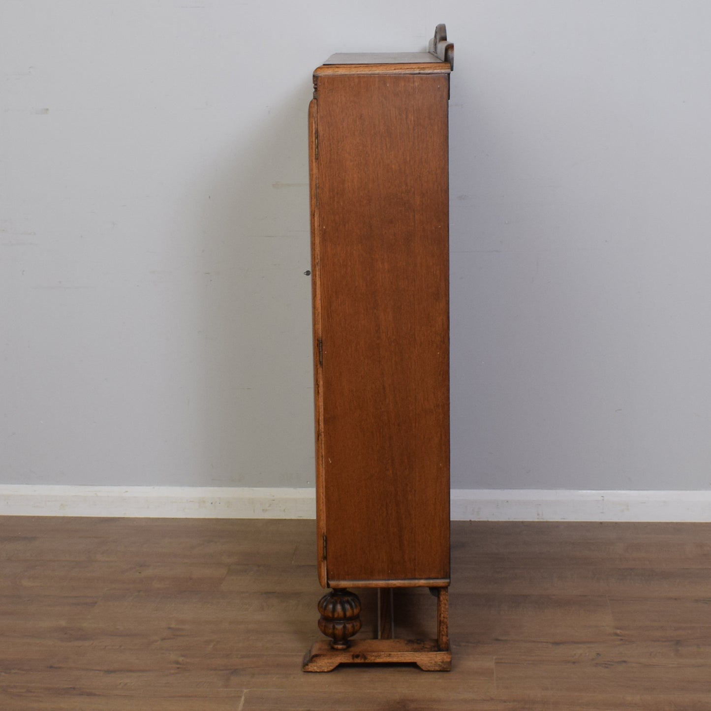 Vintage Glazed Oak Bookcase