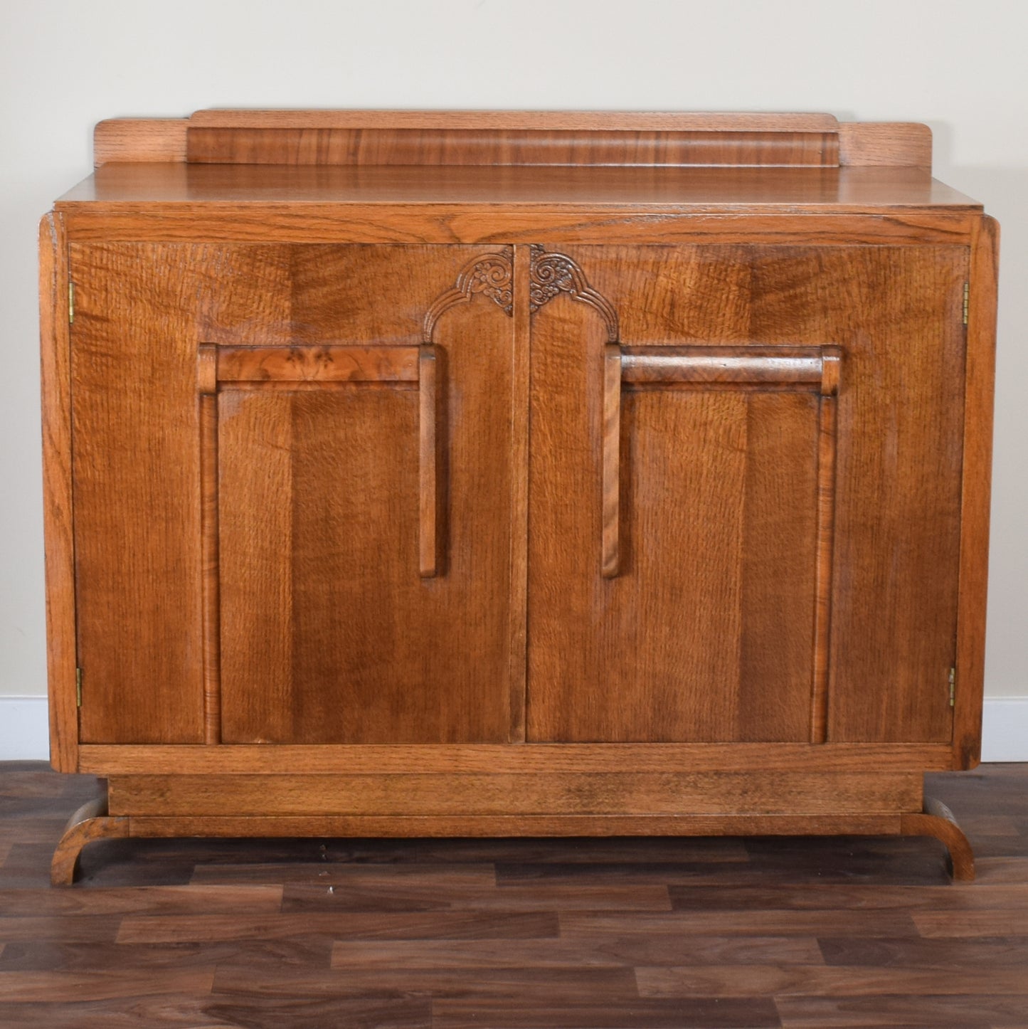 Carved Oak Sideboard