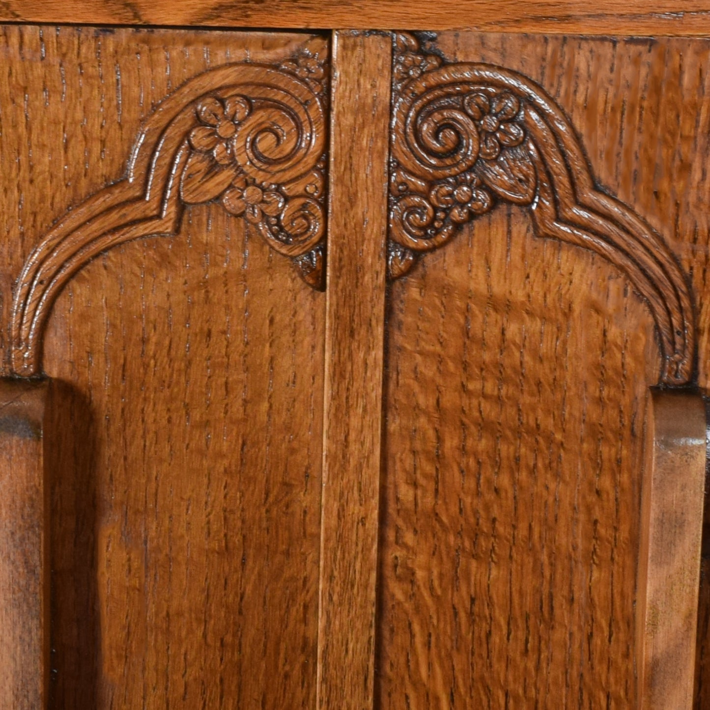 Carved Oak Sideboard