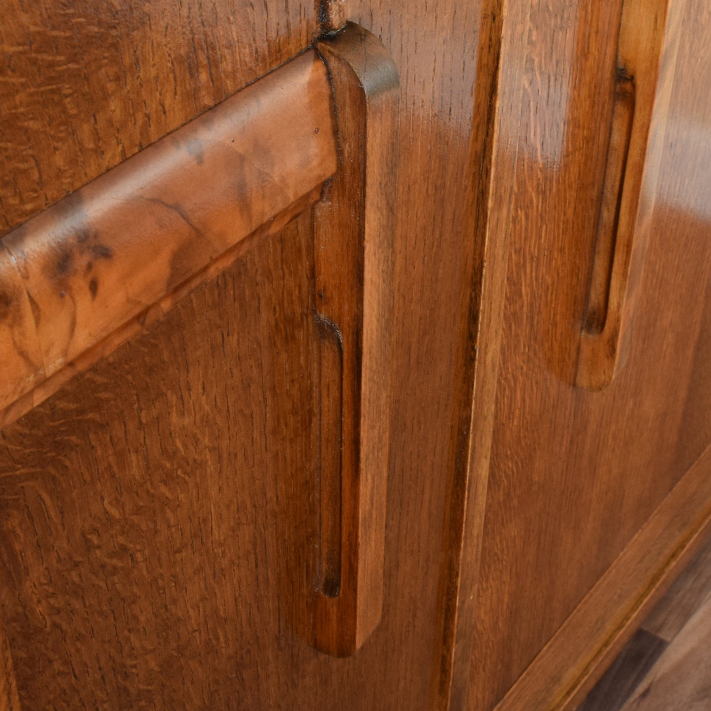 Carved Oak Sideboard