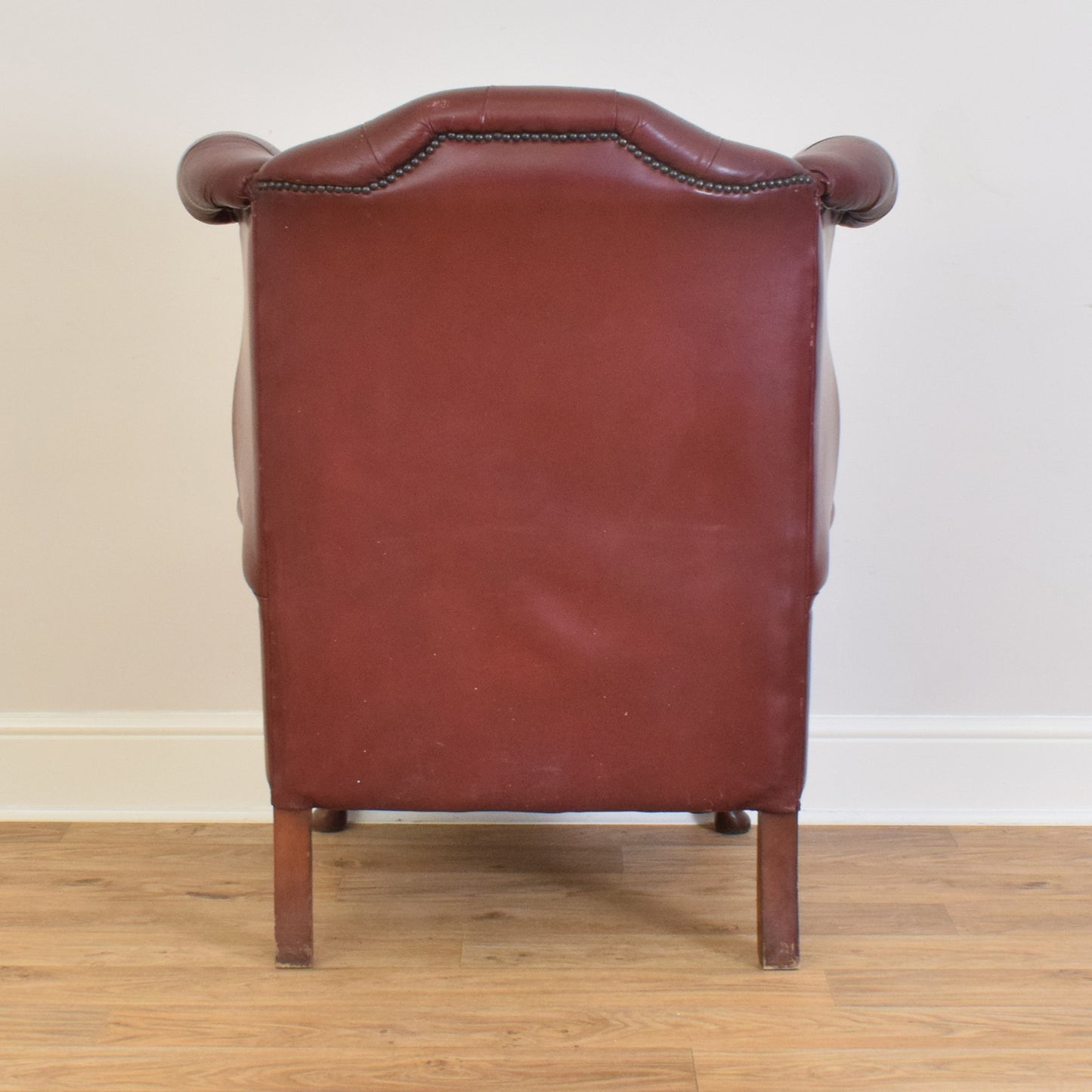 Chesterfield Leather Wingback Armchair