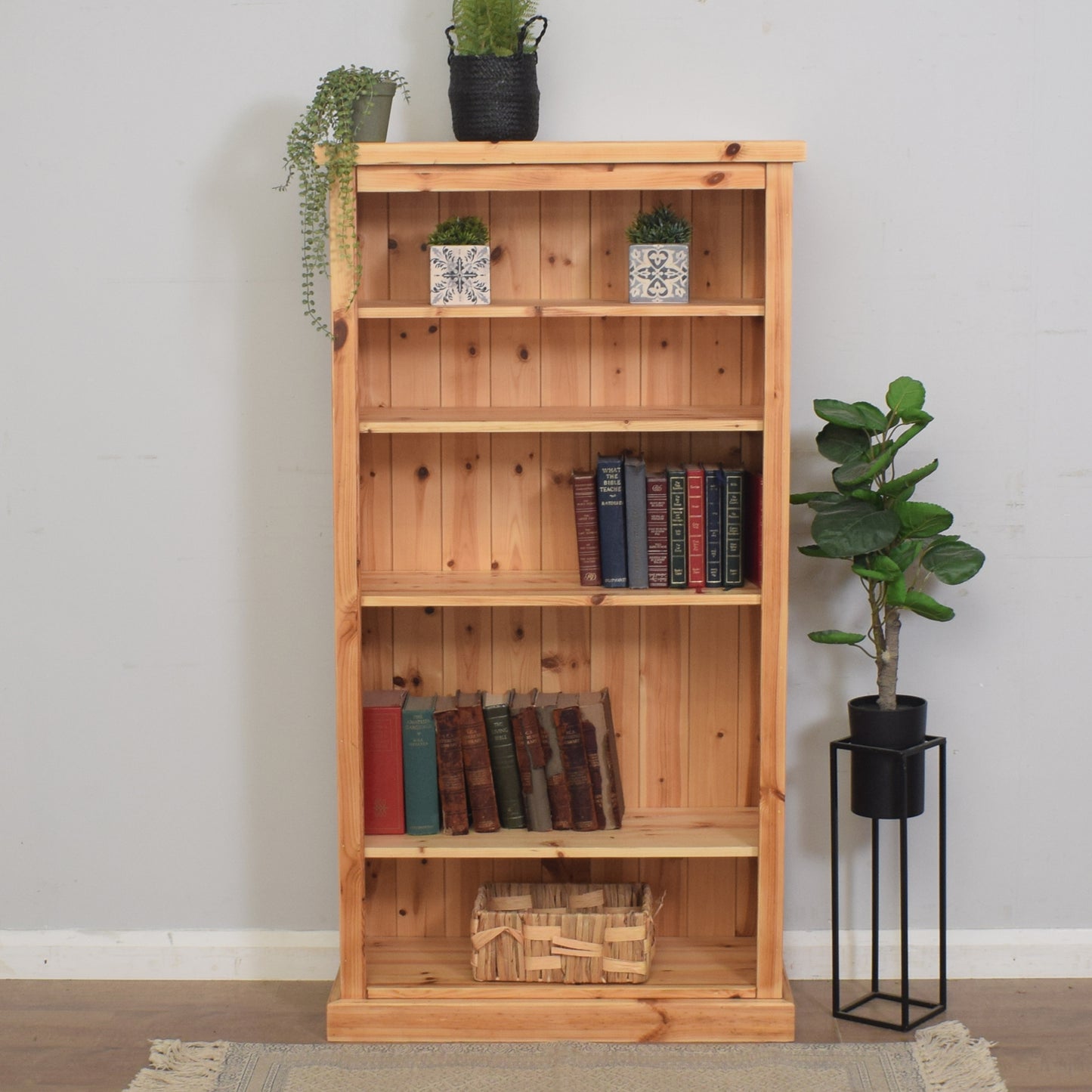 Restored Pine Bookcase