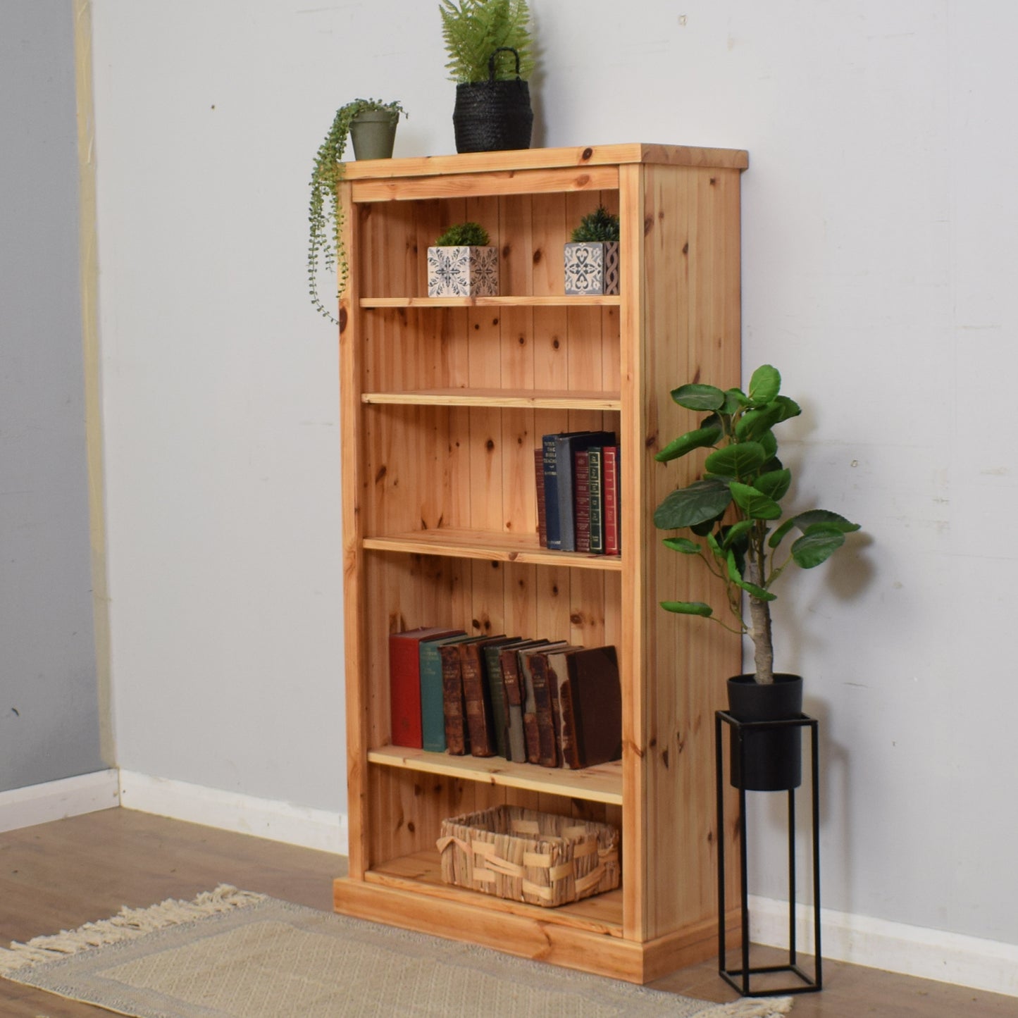Restored Pine Bookcase