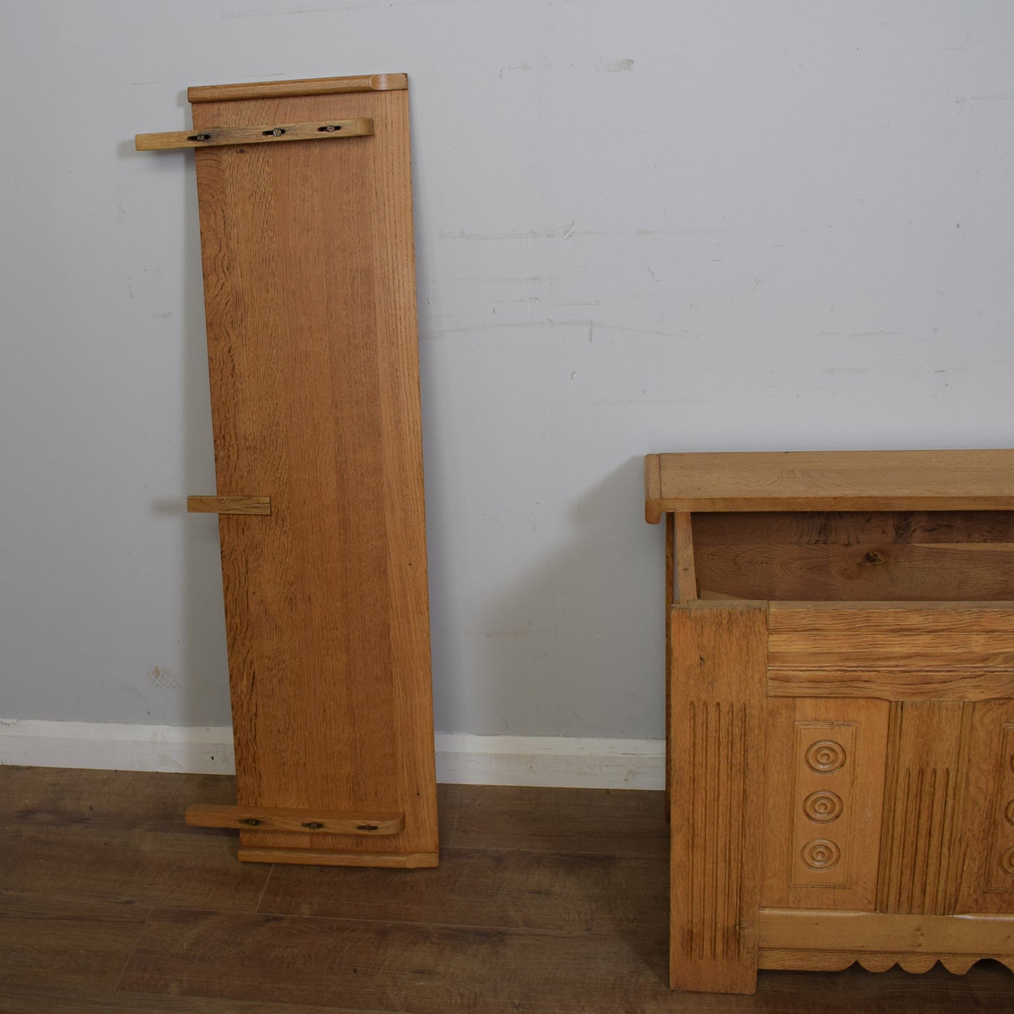 Solid Oak Blanket Box