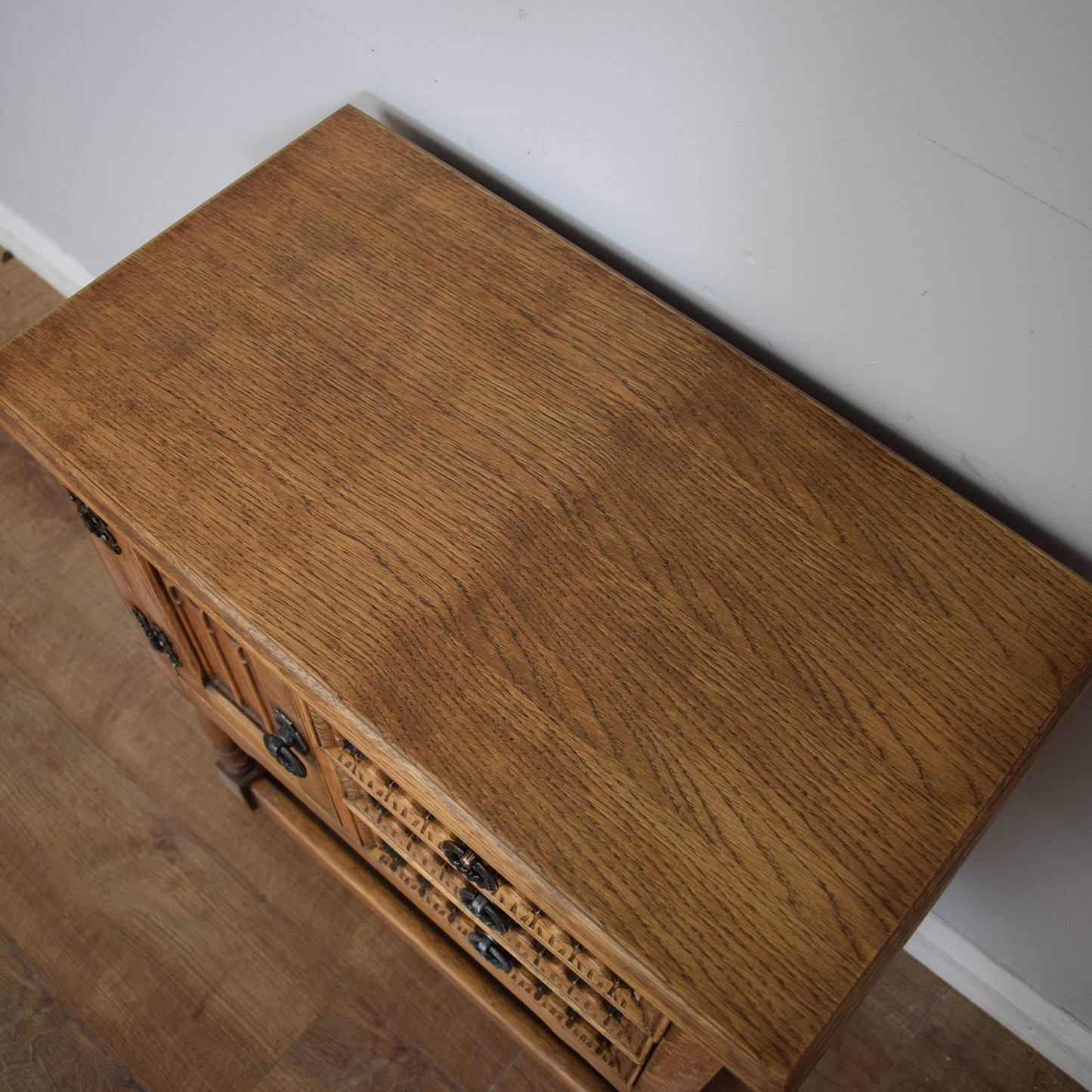 Restored Carved Side Cabinet