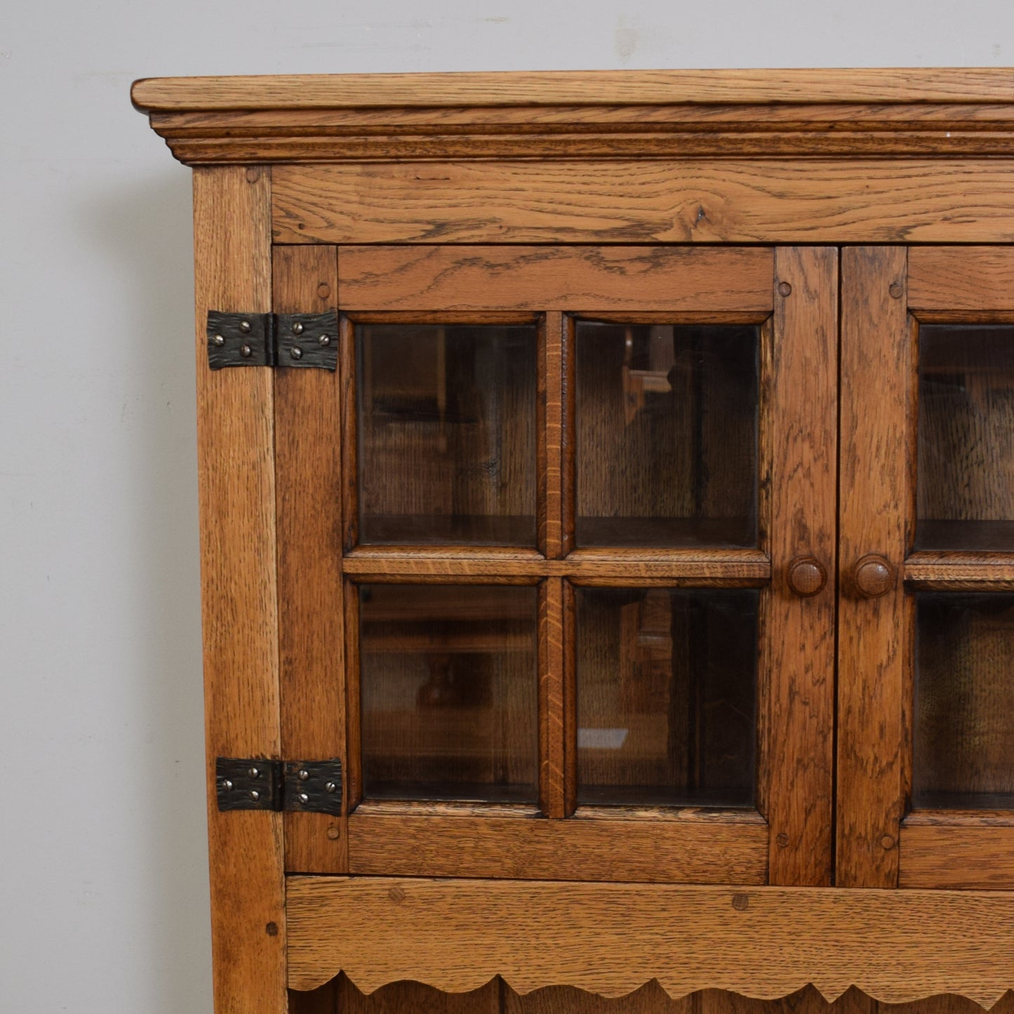 Vintage Oak Glazed Dresser